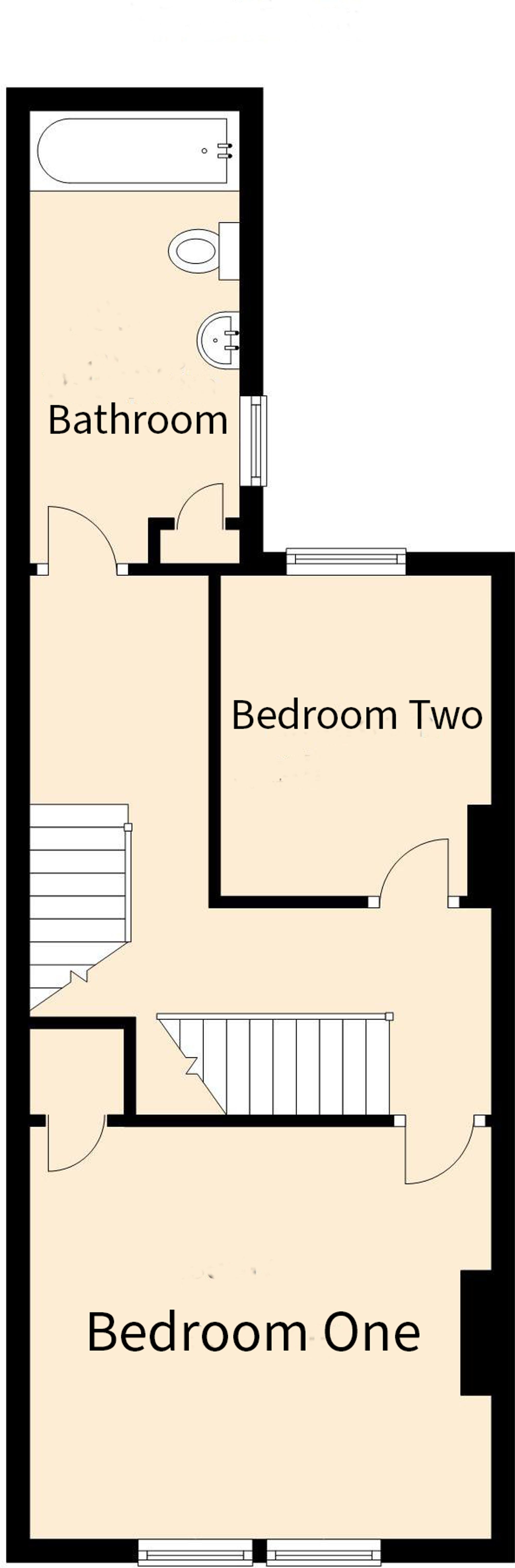 3 bed house for sale in Montague Road, Leicester - Property floorplan