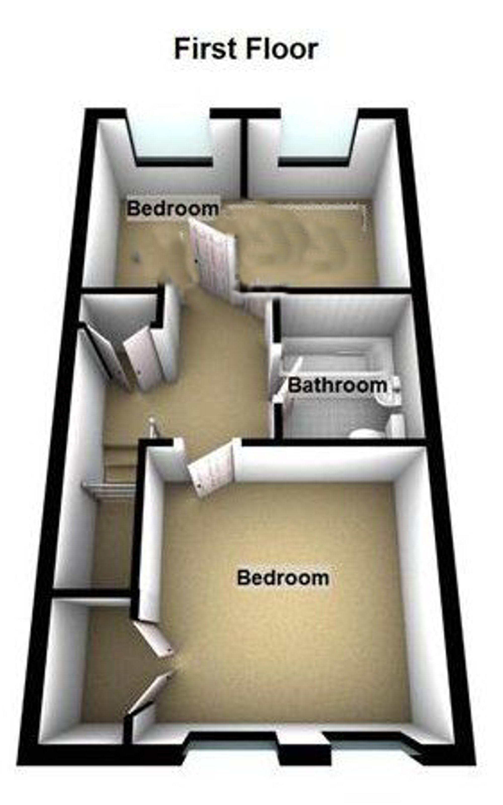 2 bed house for sale in Clarendon Park Road, Leicester - Property floorplan