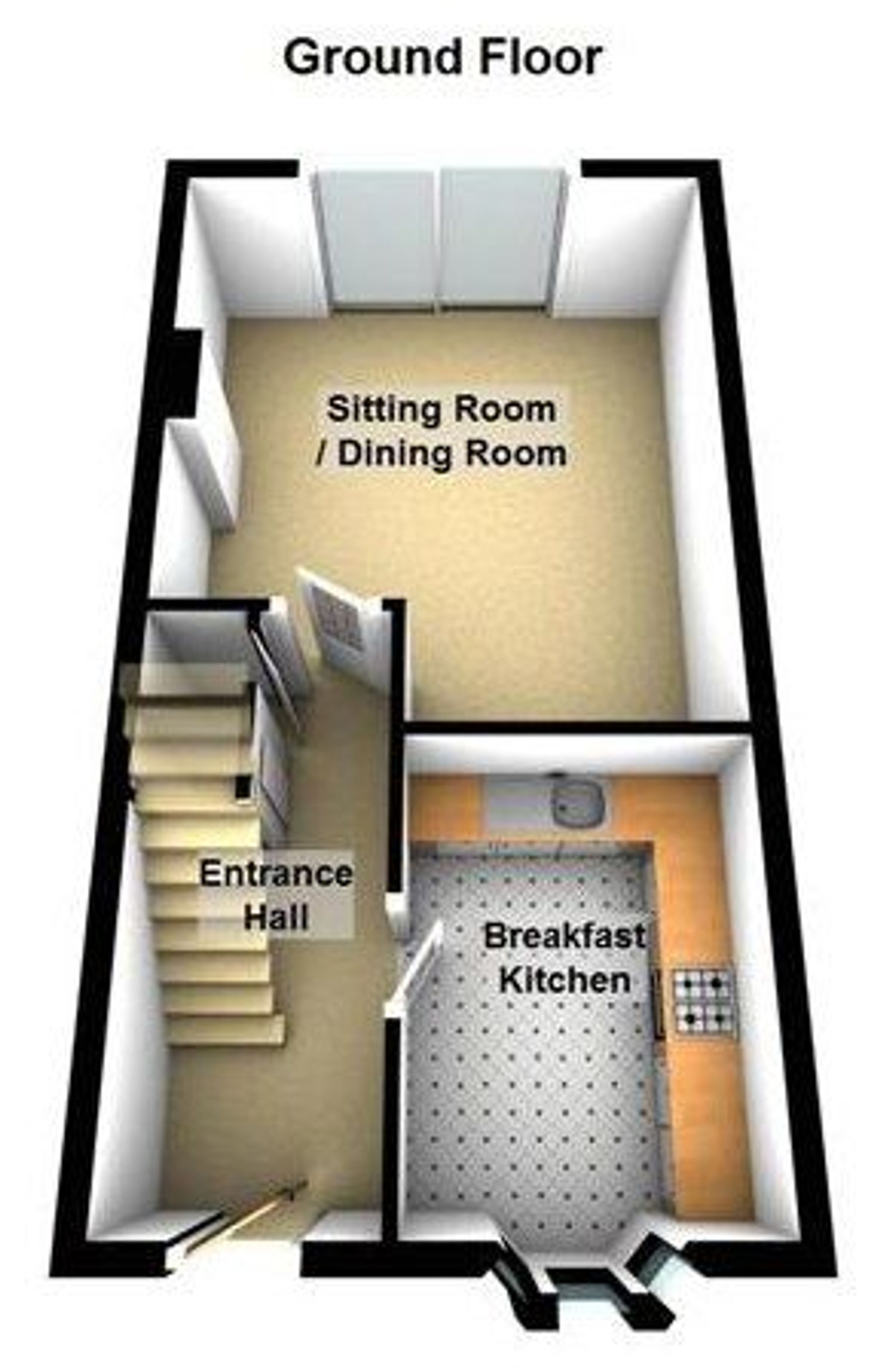 2 bed house for sale in Clarendon Park Road, Leicester - Property floorplan