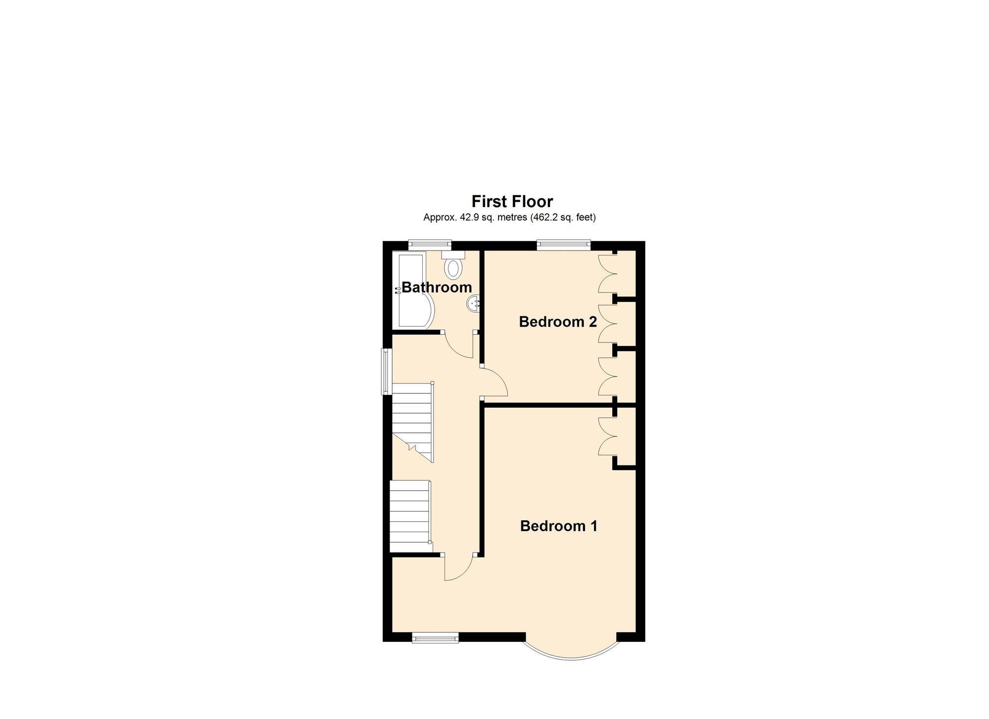 4 bed house to rent in St. Annes Drive, Leicester - Property floorplan