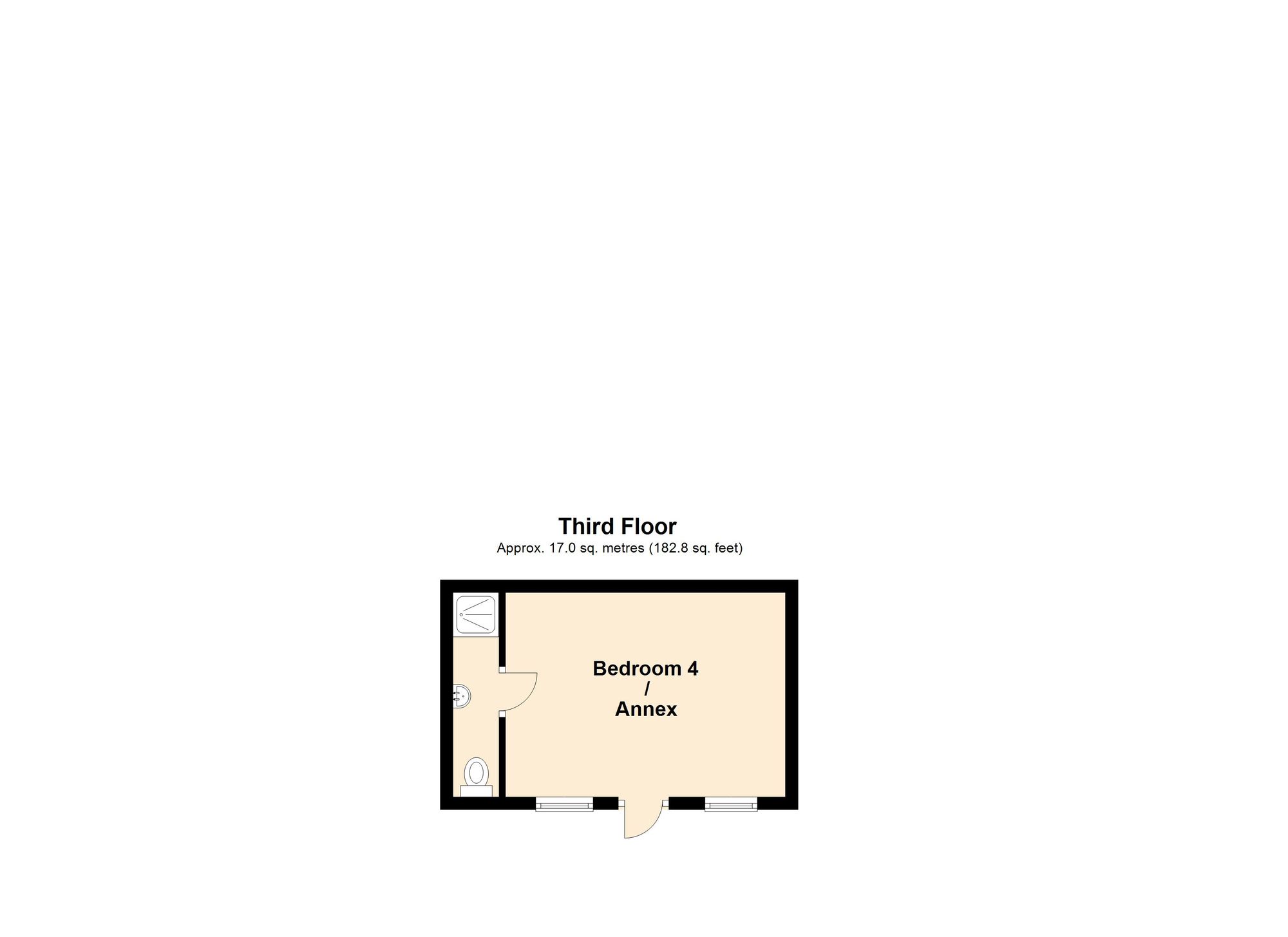 4 bed house to rent in St. Annes Drive, Leicester - Property floorplan