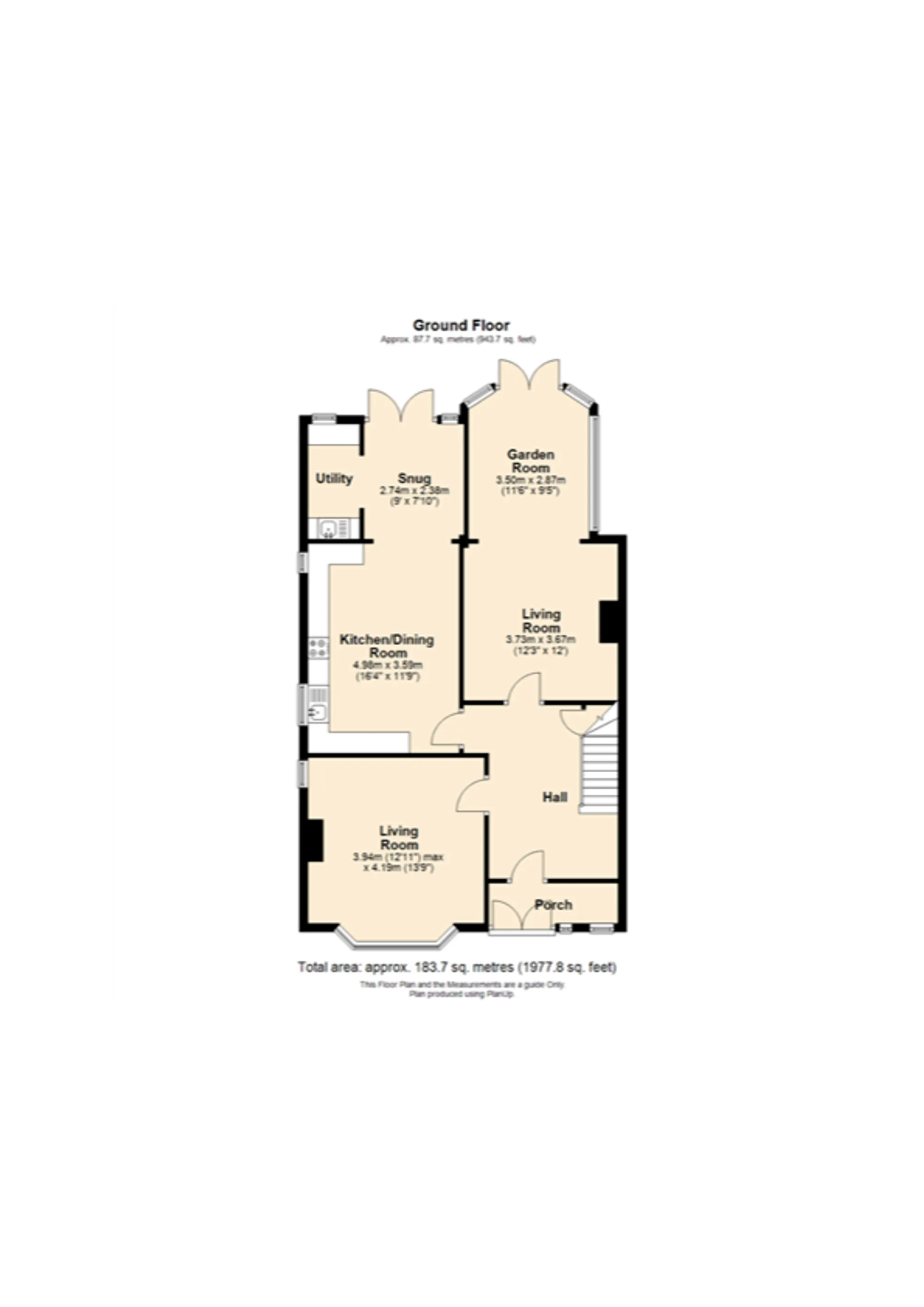 6 bed detached house for sale in Guilford Road, Leicester - Property floorplan