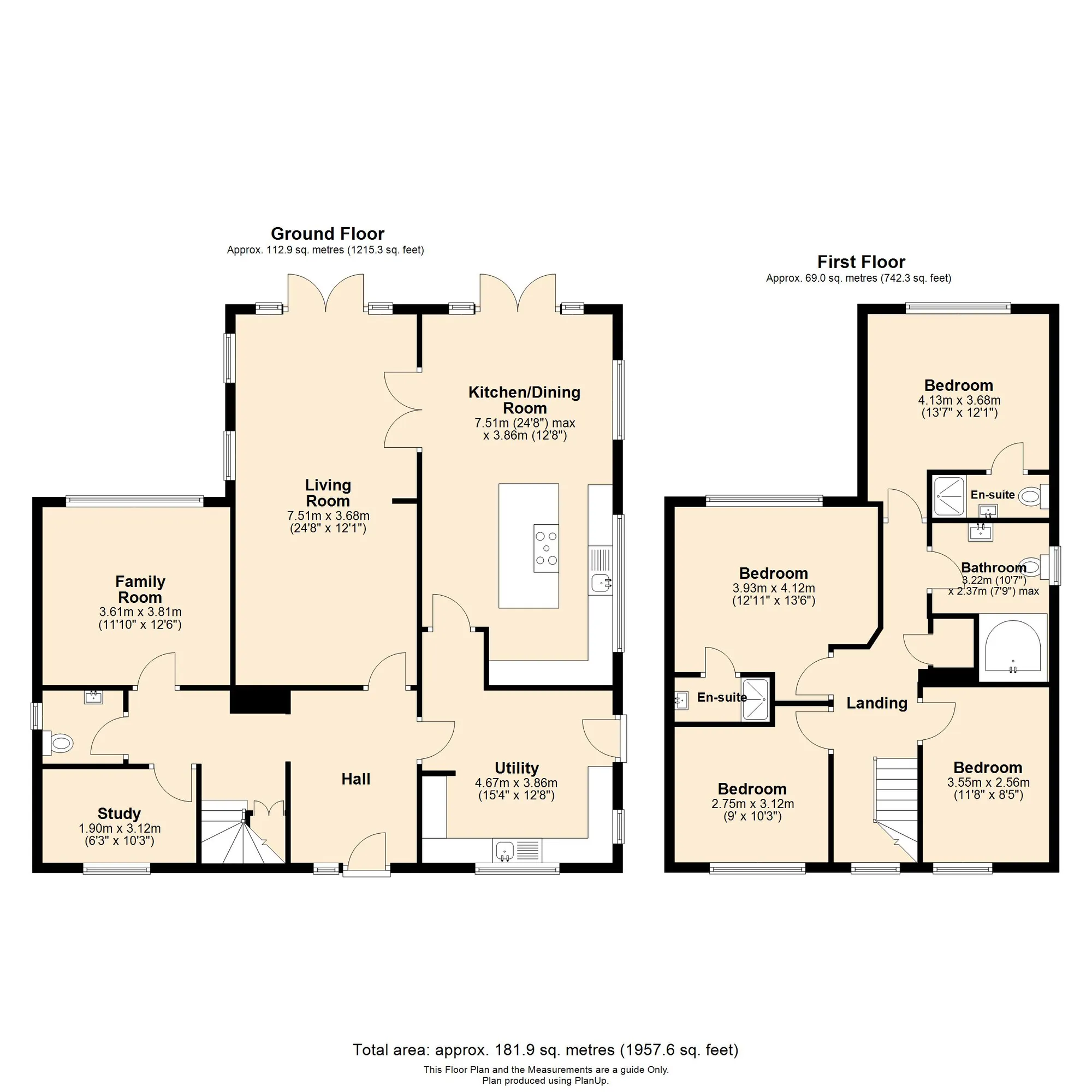 5 bed detached house for sale in Stonehill Drive, Leicester - Property floorplan