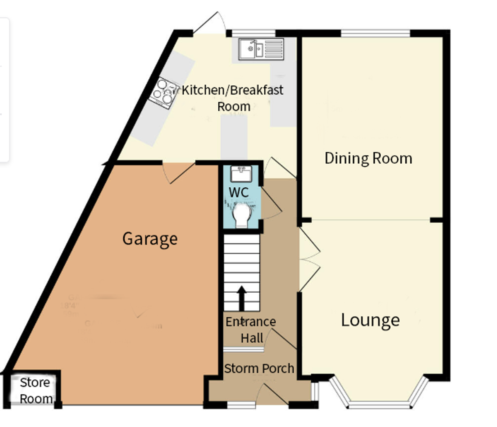 4 bed semi-detached house for sale in Kingswood Avenue, Leicester - Property floorplan