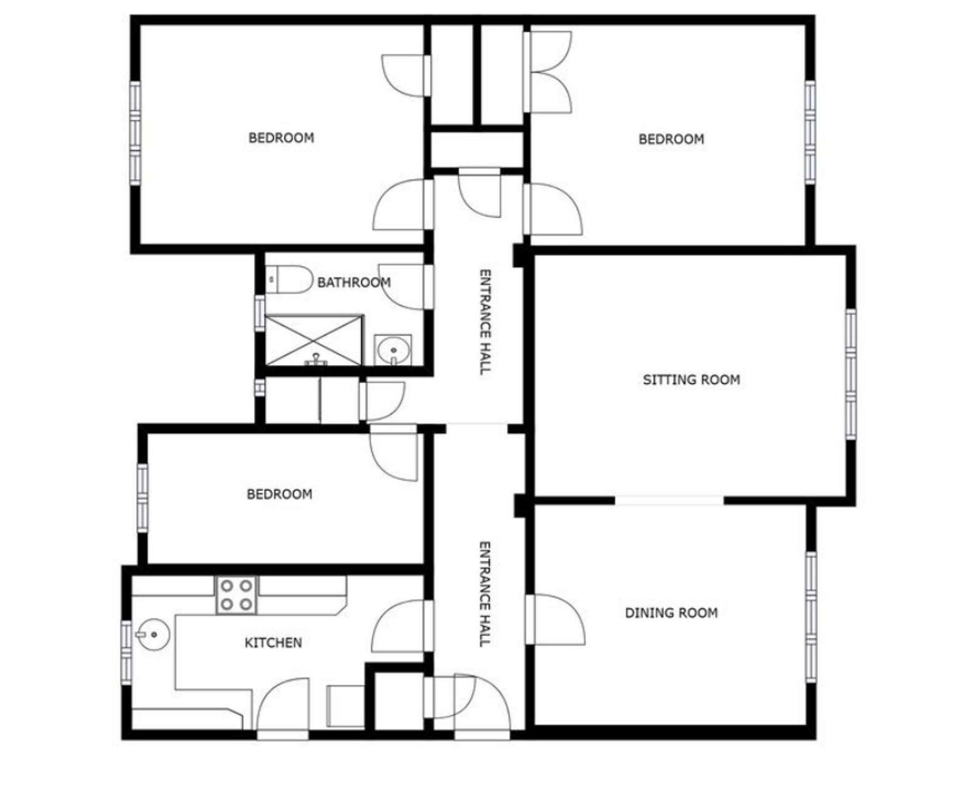 3 bed apartment for sale in Stoneygate Court, Leicester - Property floorplan