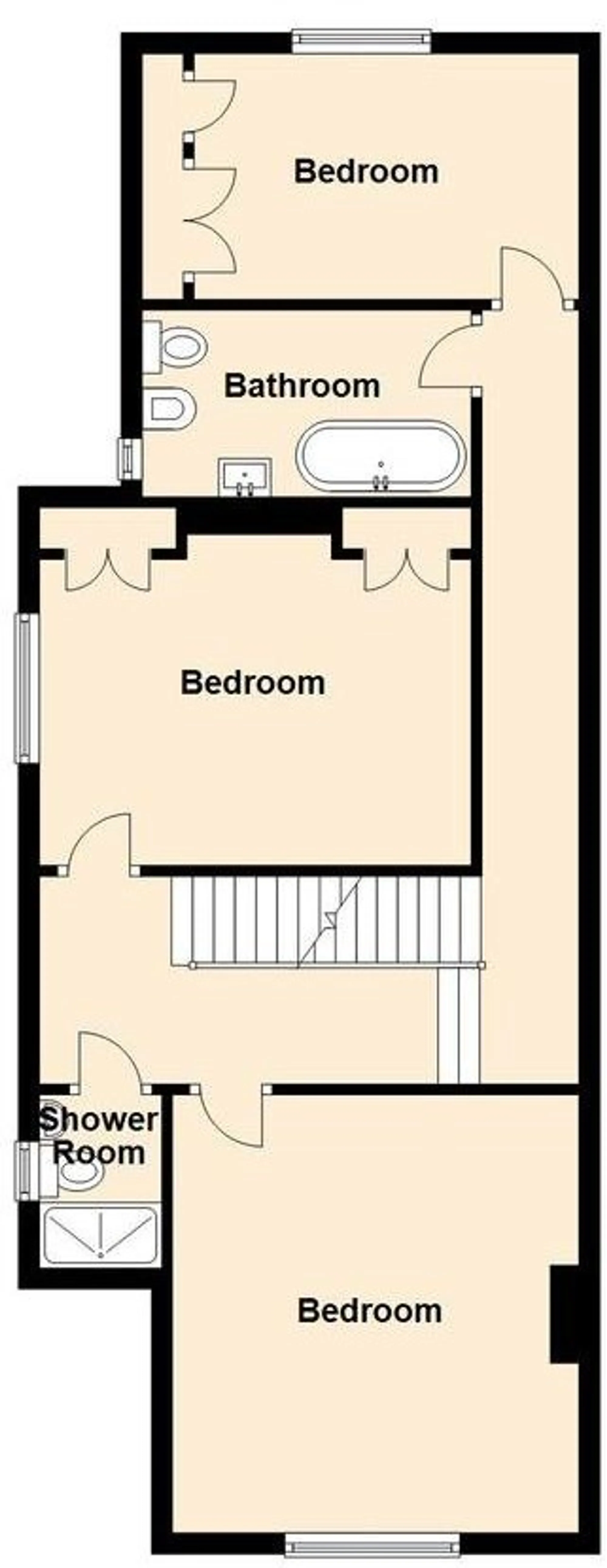 5 bed semi-detached villa for sale in Springfield Road, Leicester - Property floorplan