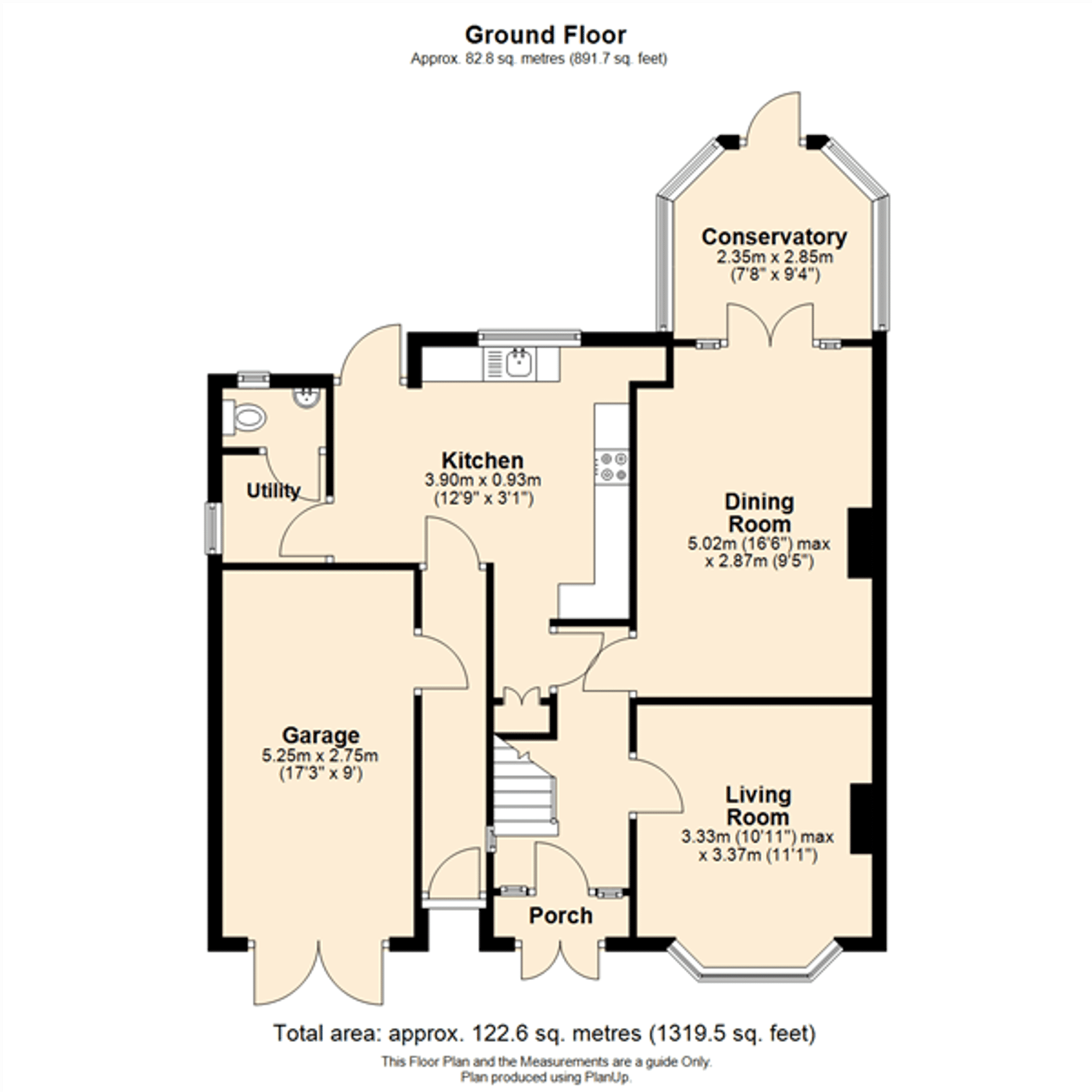 3 bed house for sale in Beresford Drive, Leicester - Property floorplan