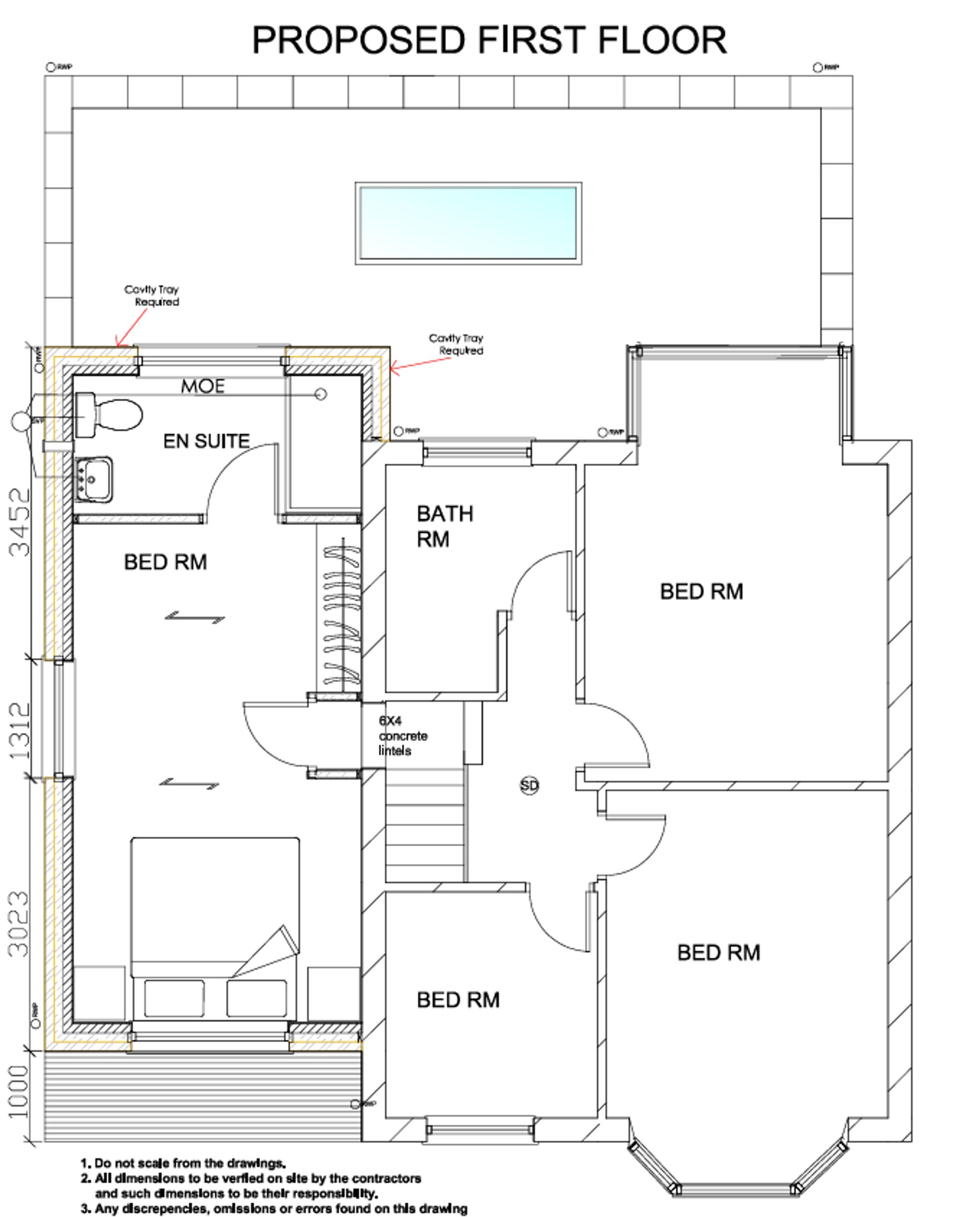 3 bed house for sale in Beresford Drive, Leicester - Property floorplan