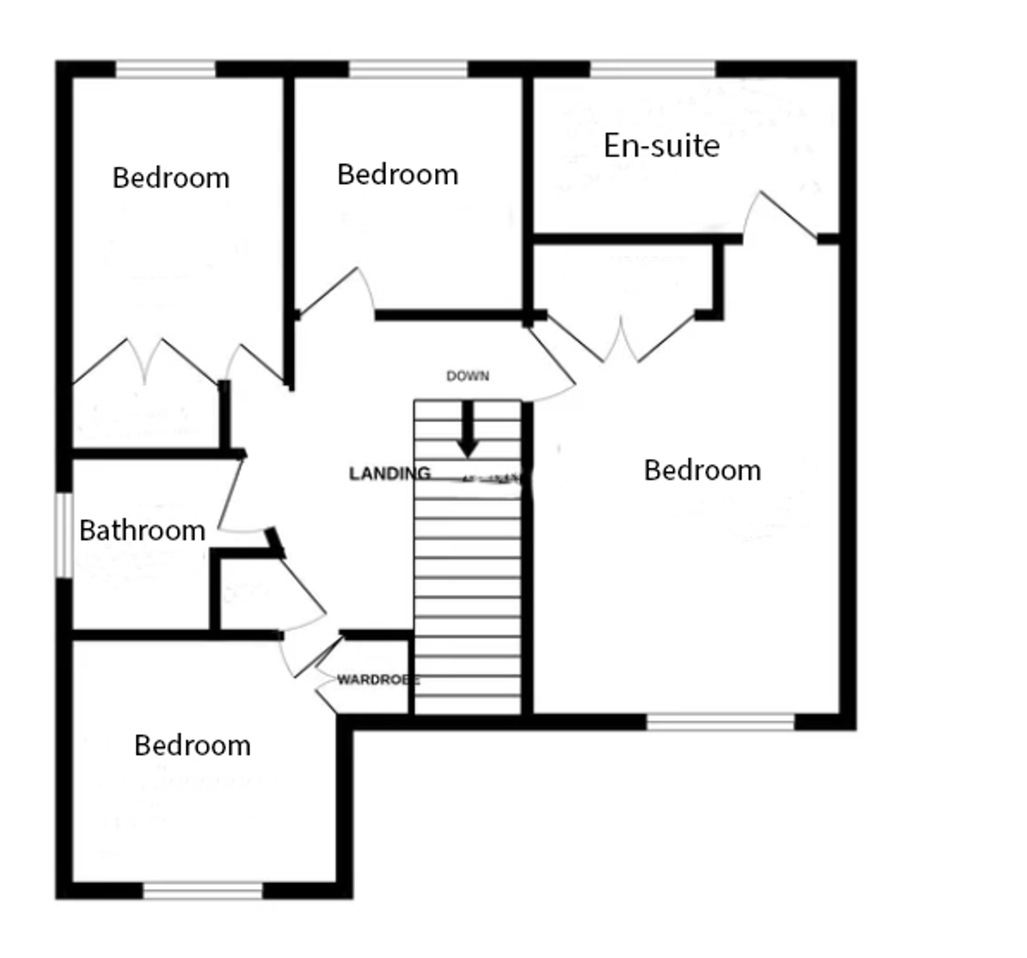 4 bed house for sale in Middletons Close, Leicester - Property floorplan