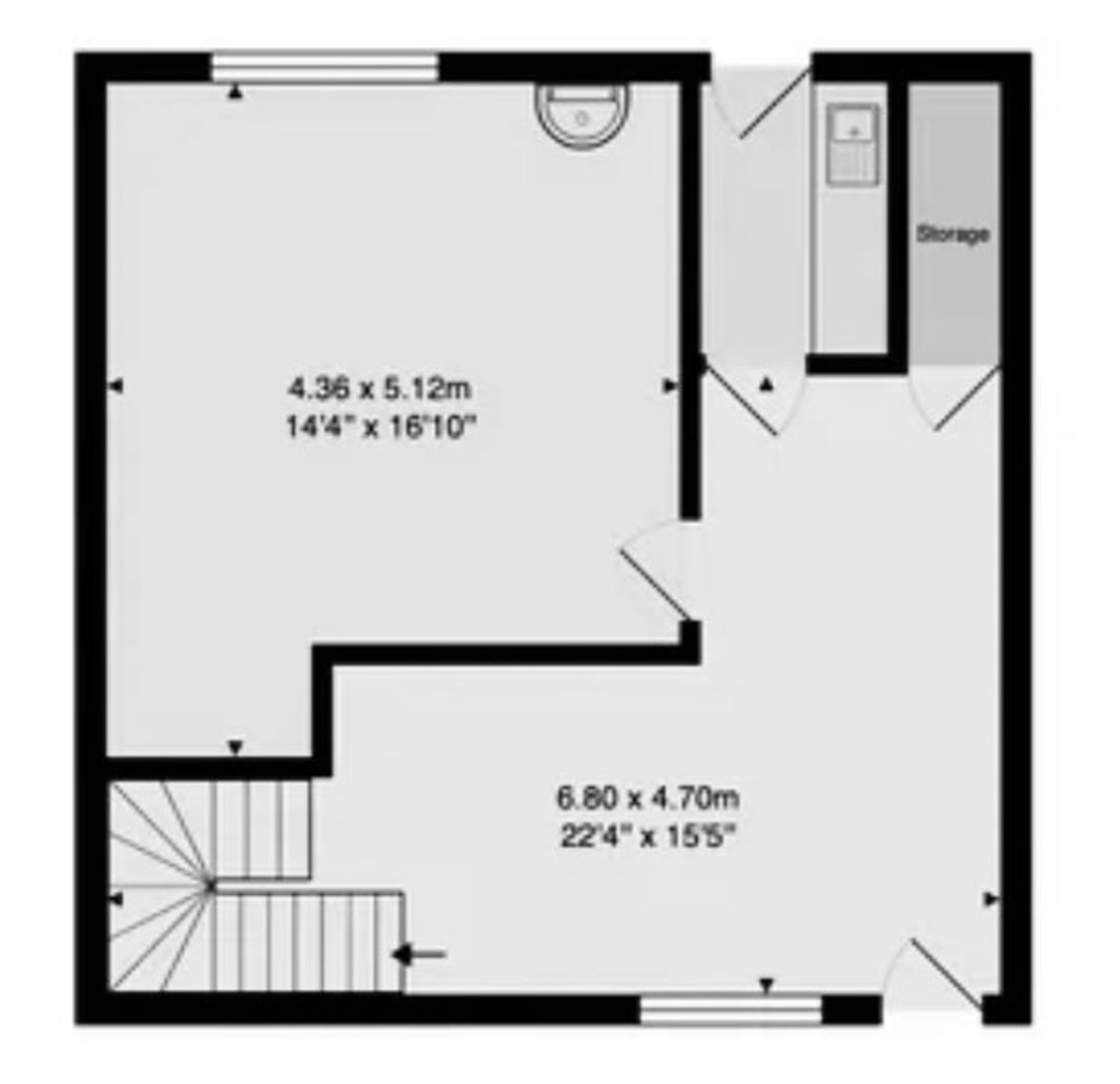 4 bed house for sale in Uppingham Road, Leicester - Property floorplan