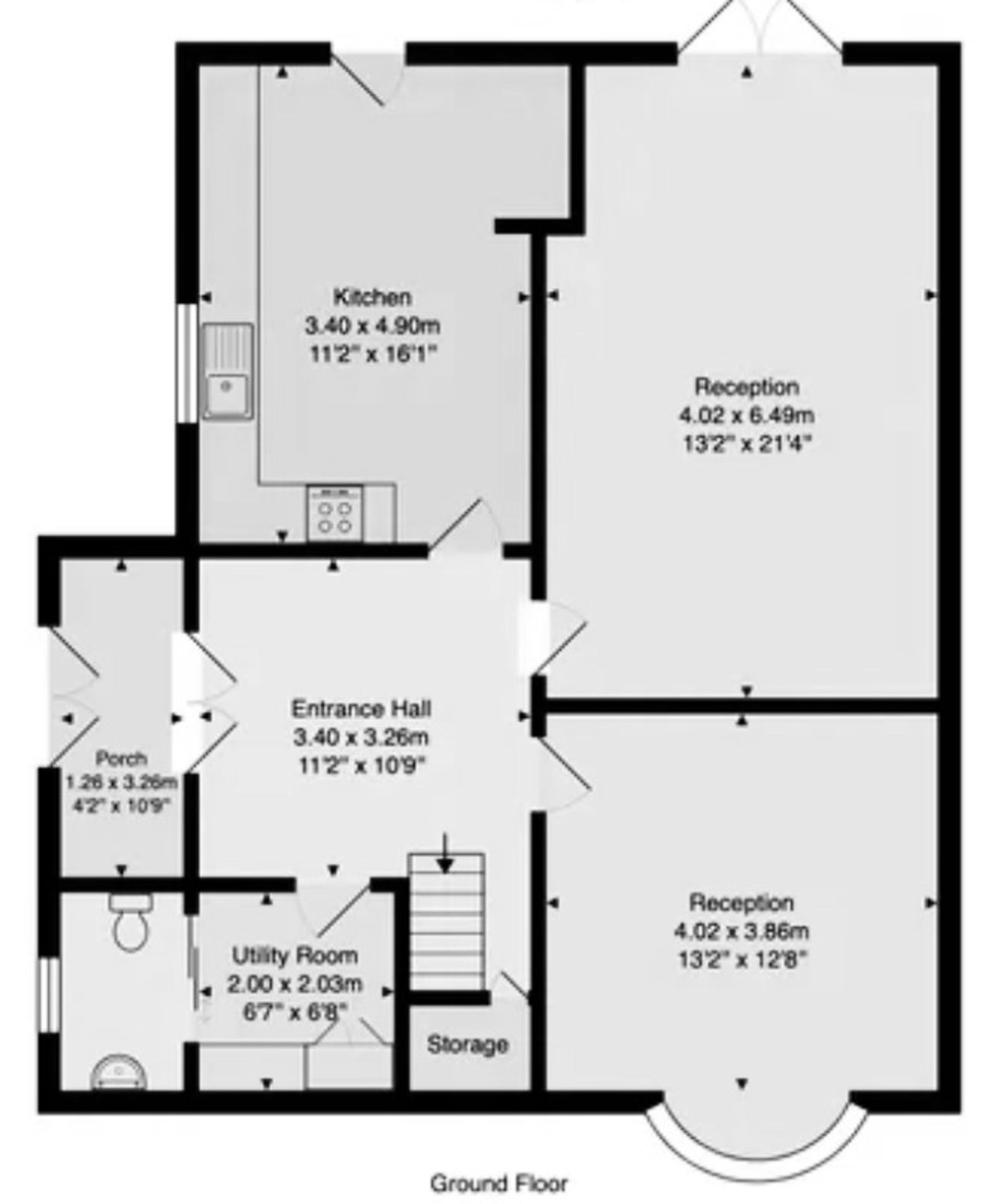 4 bed house for sale in Uppingham Road, Leicester - Property floorplan