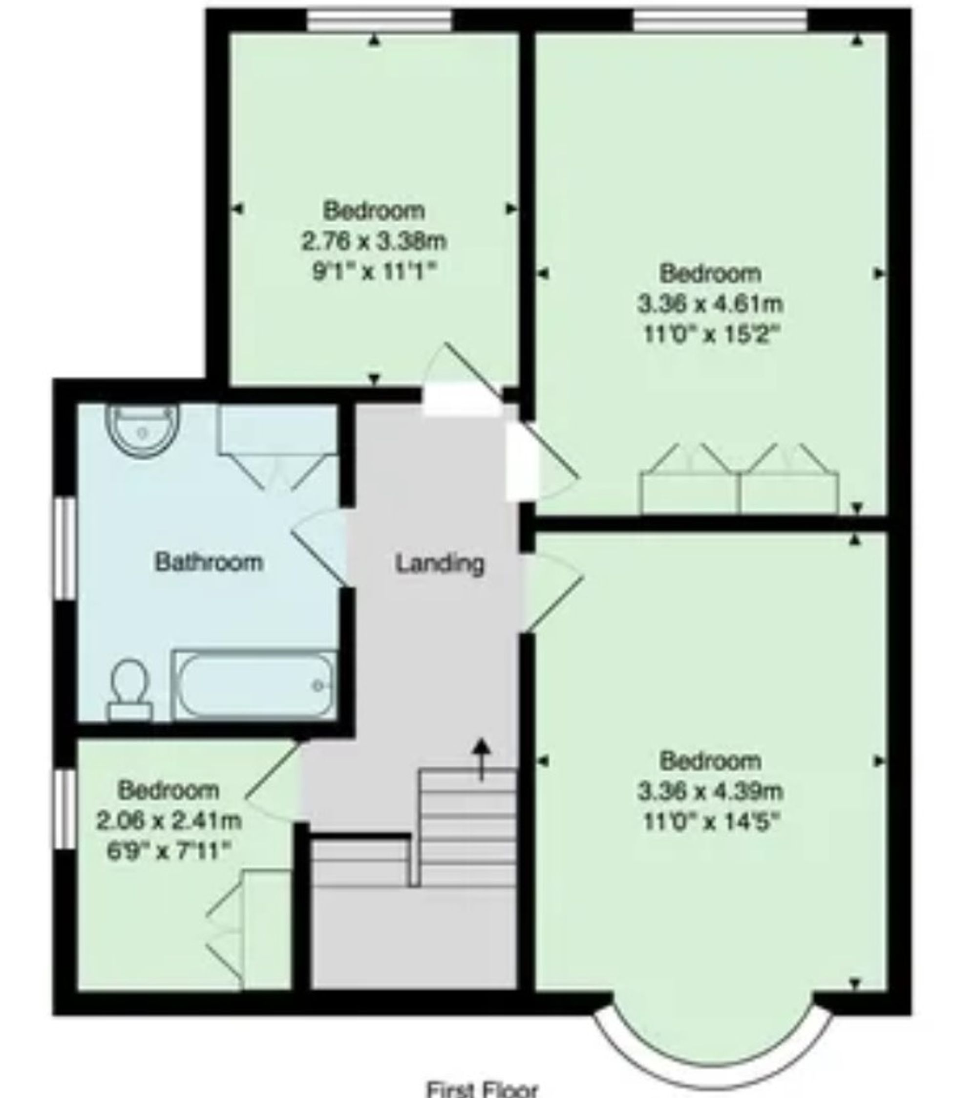 4 bed house for sale in Uppingham Road, Leicester - Property floorplan