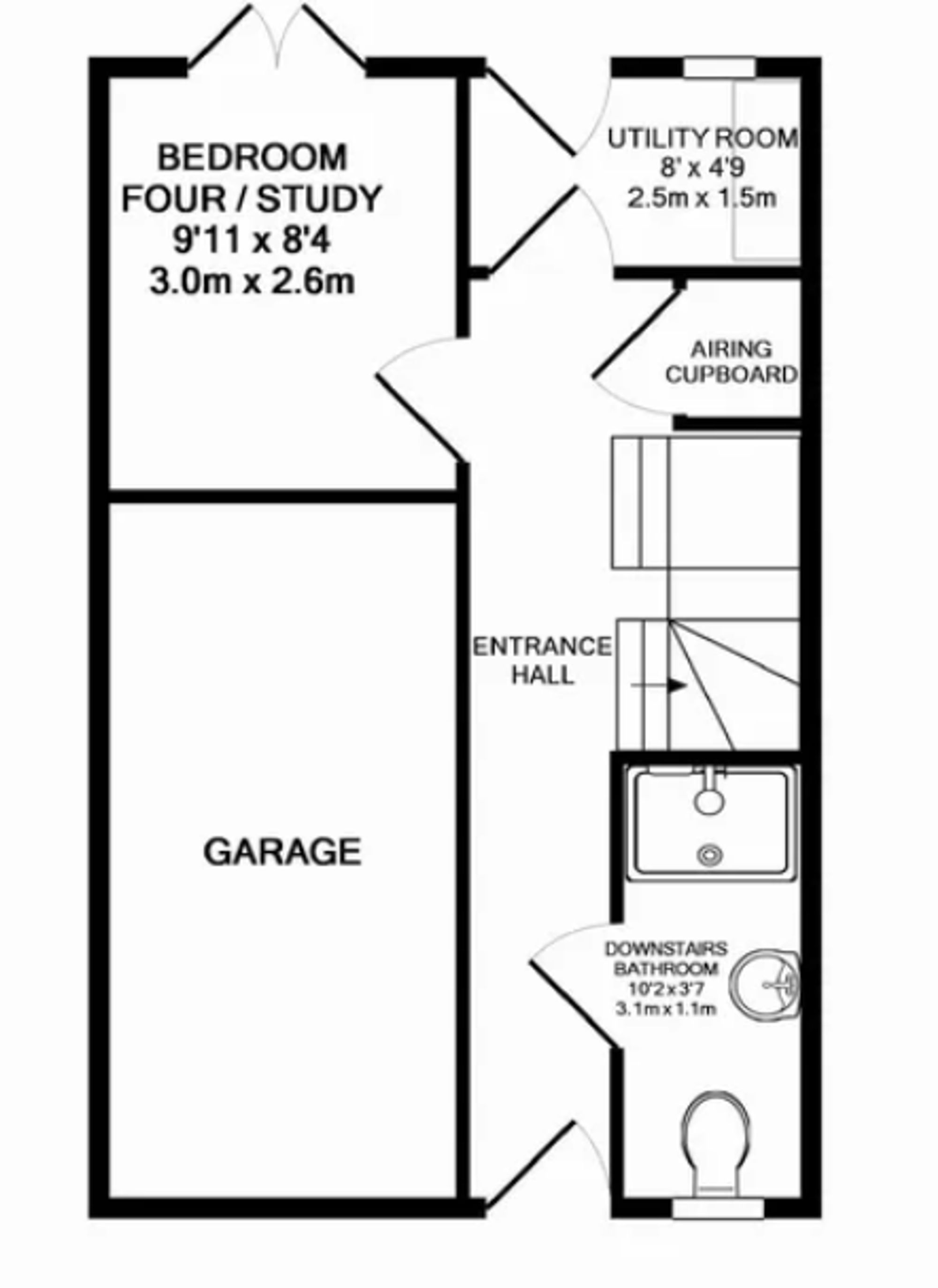 4 bed house to rent in Scholars Walk, Leicester - Property floorplan