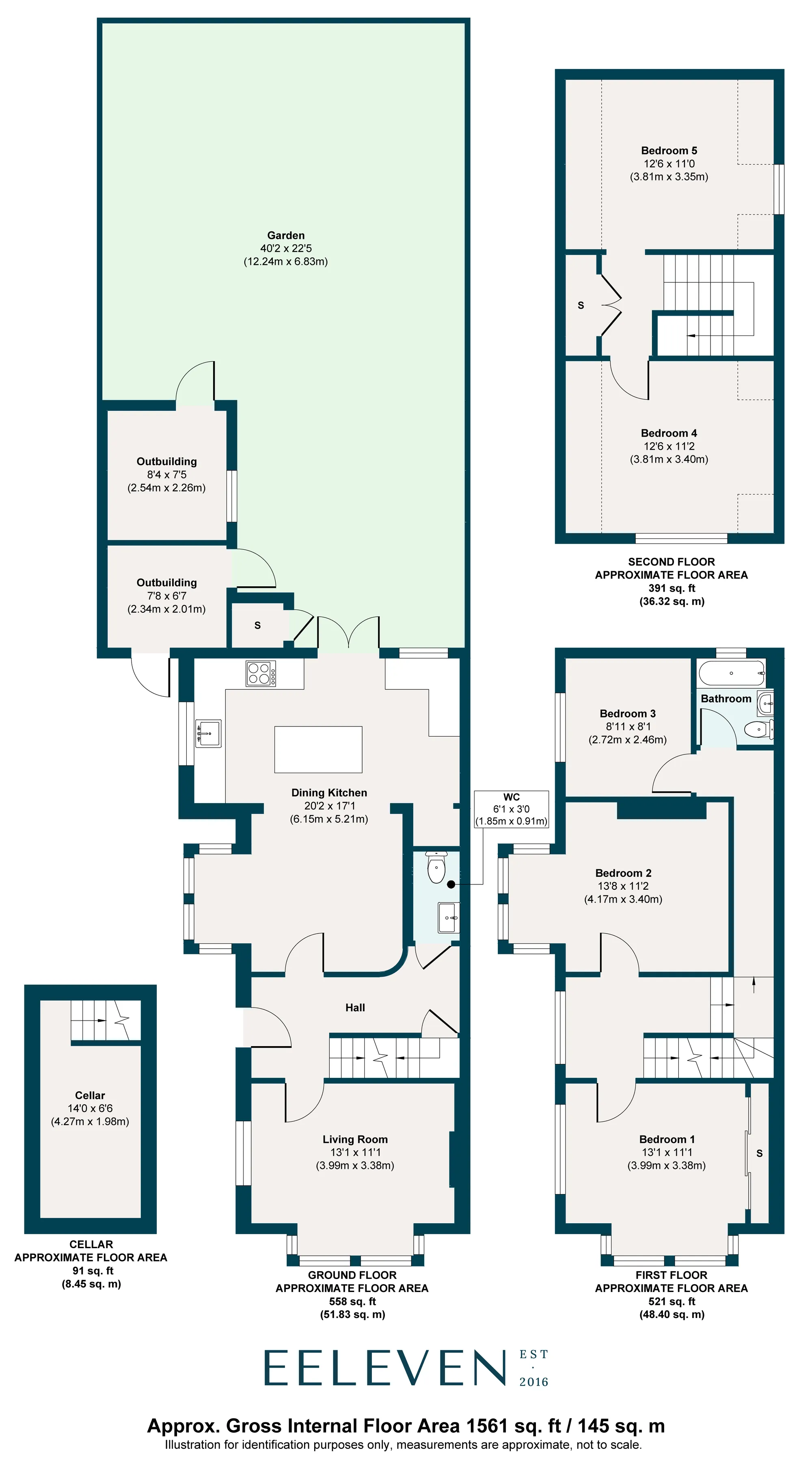 5 bed end of terrace house for sale in Woodhouse Grove, East Ham - Property Floorplan