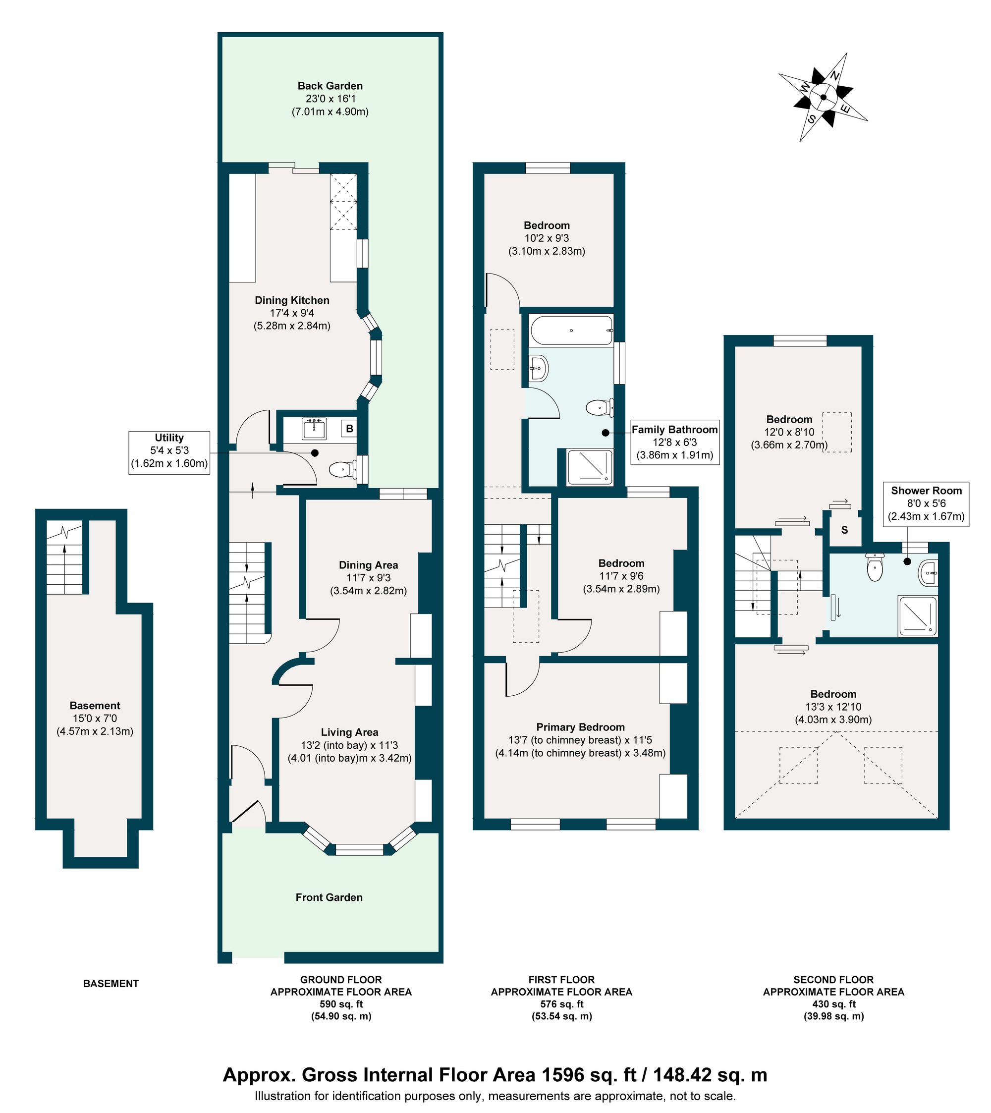 5 bed terraced house for sale in Park Grove Road, Leytonstone, London, E11 - Property floorplan