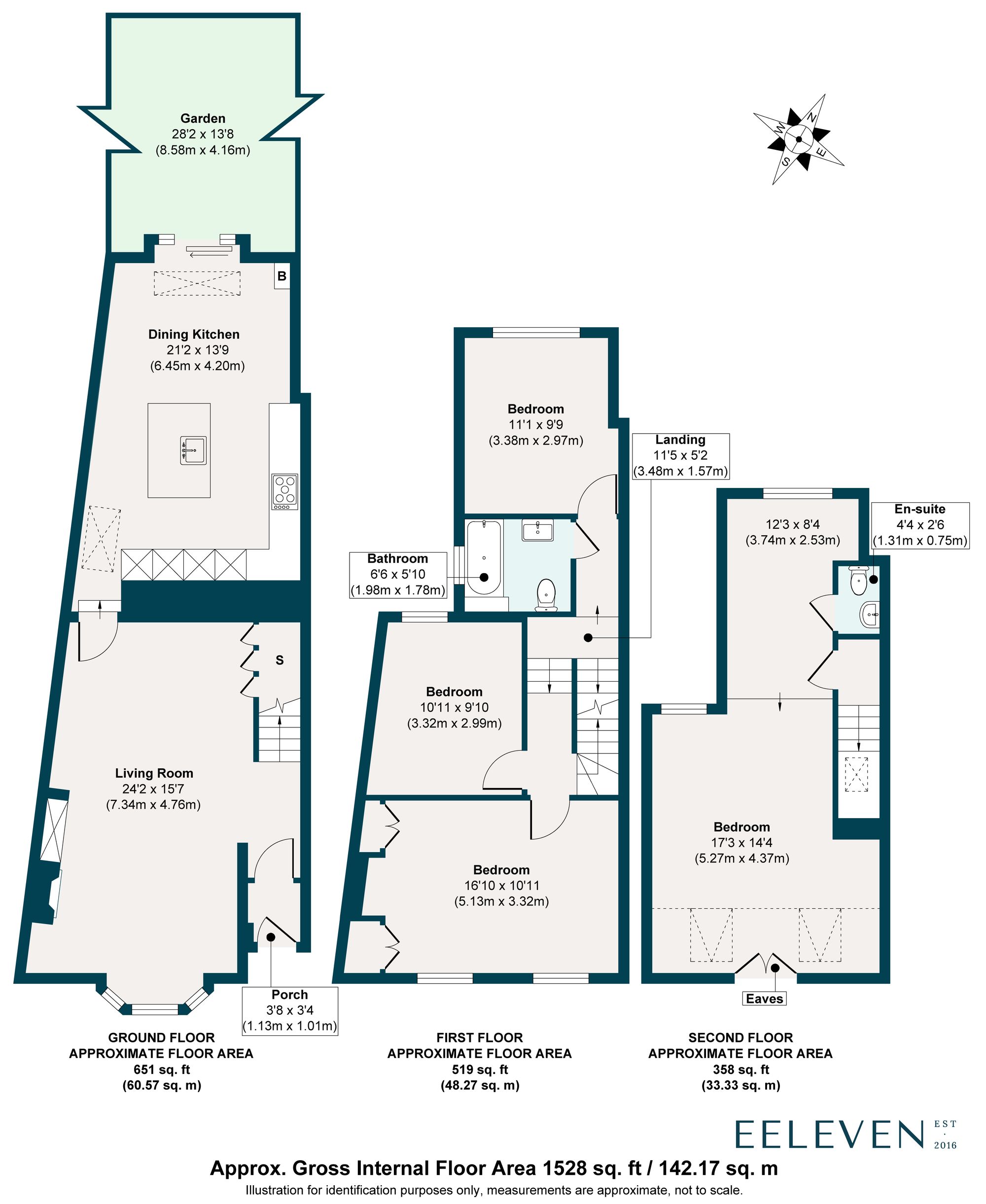 4 bed terraced house for sale in Frith Road, London, E11 - Property floorplan