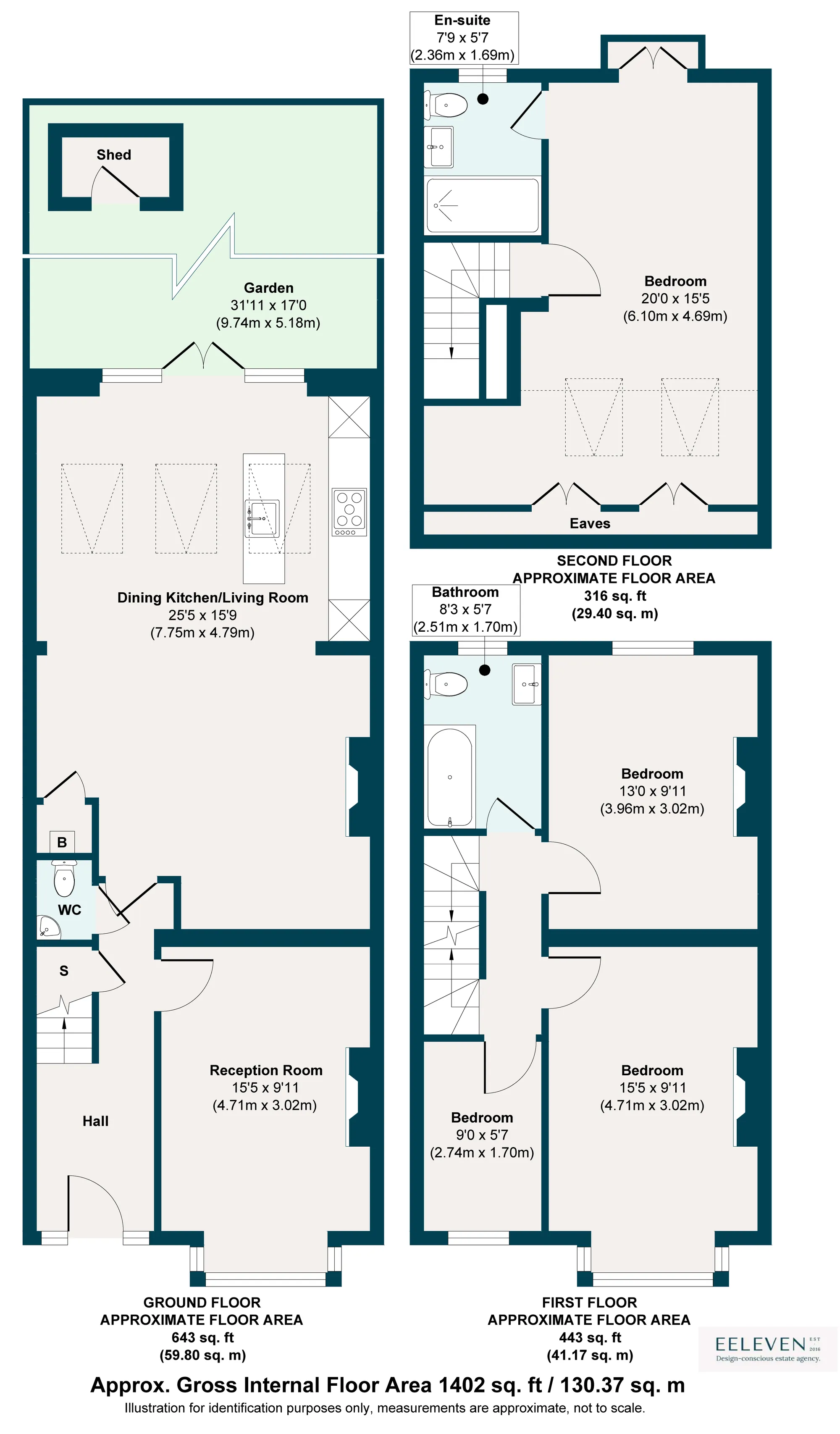 4 bed semi-detached house for sale in Goodman Road, Leyton - Property Floorplan