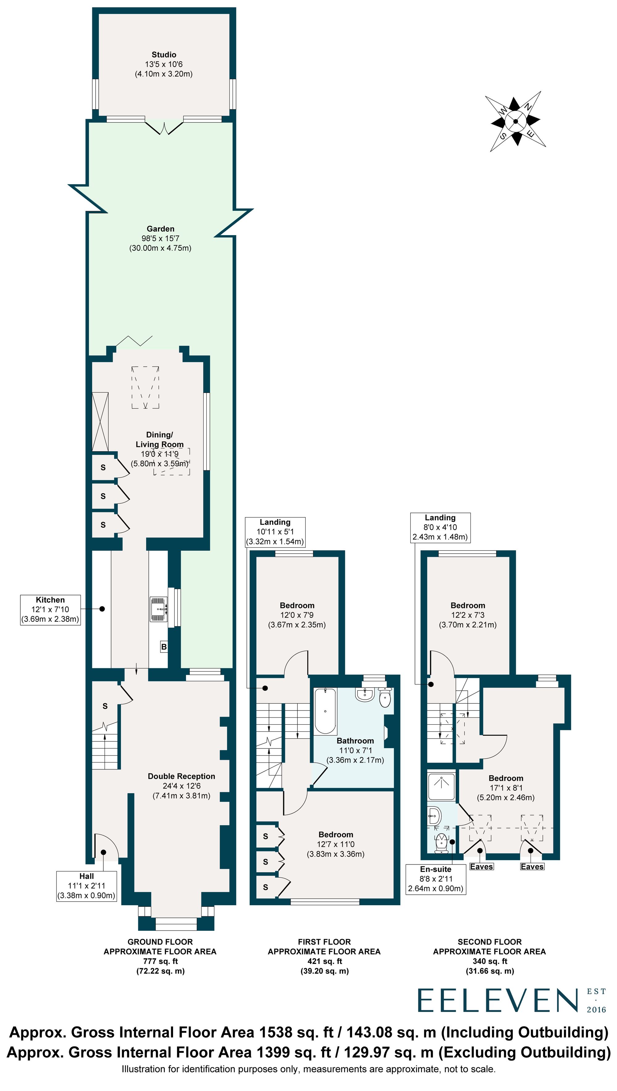 4 bed terraced house for sale in Ashville Road, Leytonstone, London, E11 - Property floorplan