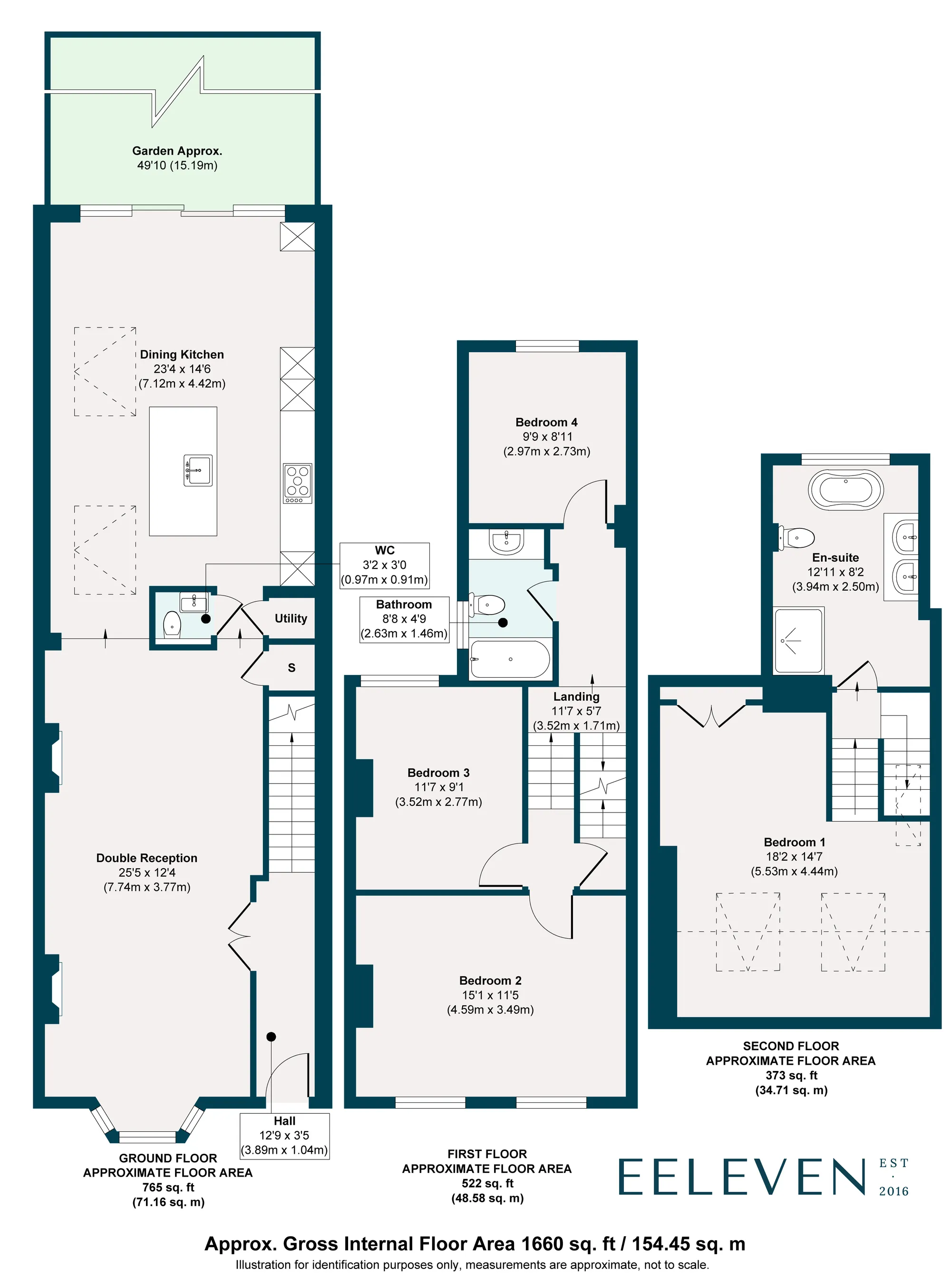 4 bed semi-detached house for sale in Amberley Road, Leyton - Property Floorplan