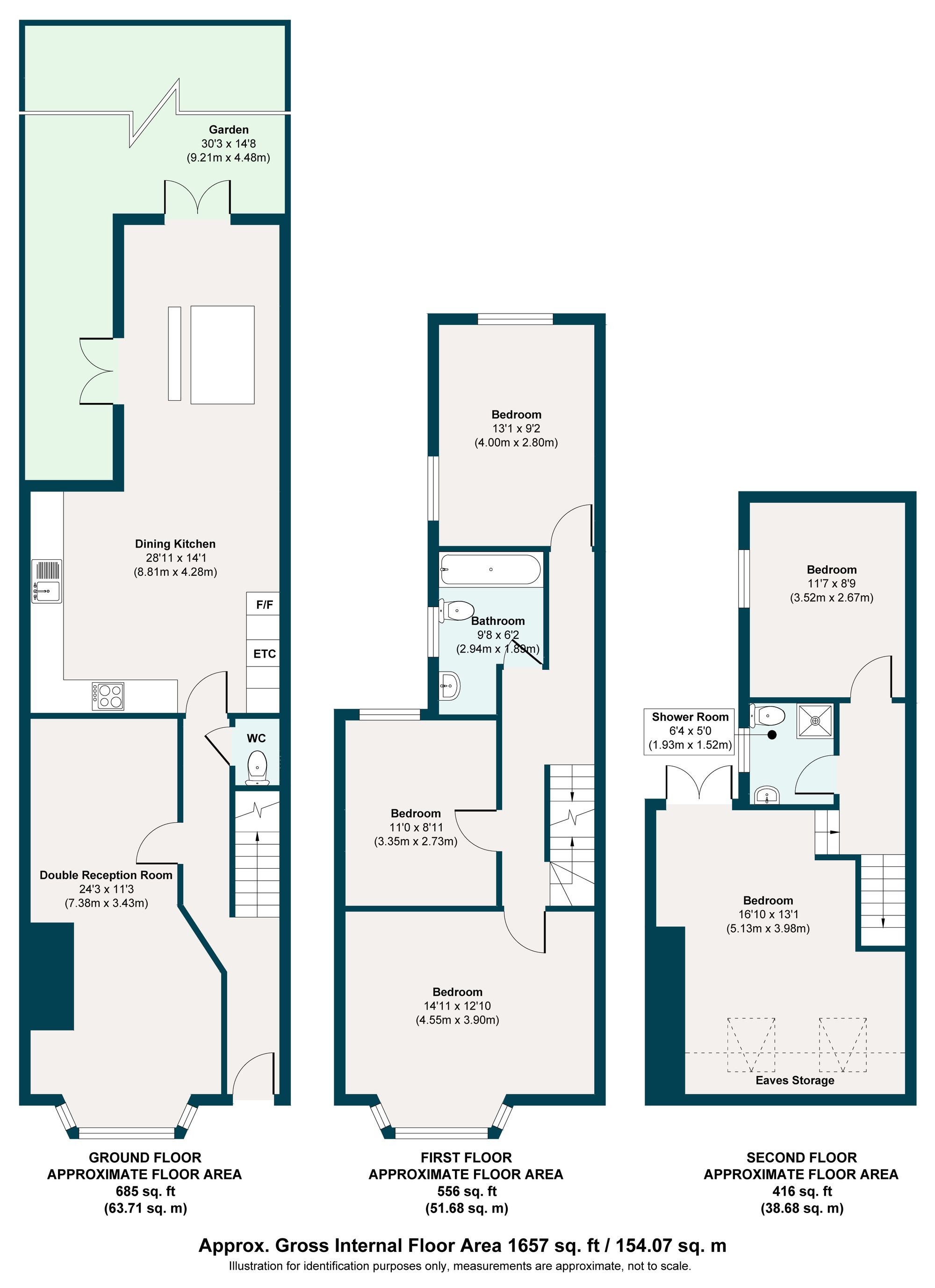 5 bed end of terrace house for sale in James Lane, Leyton, London, E10 - Property floorplan
