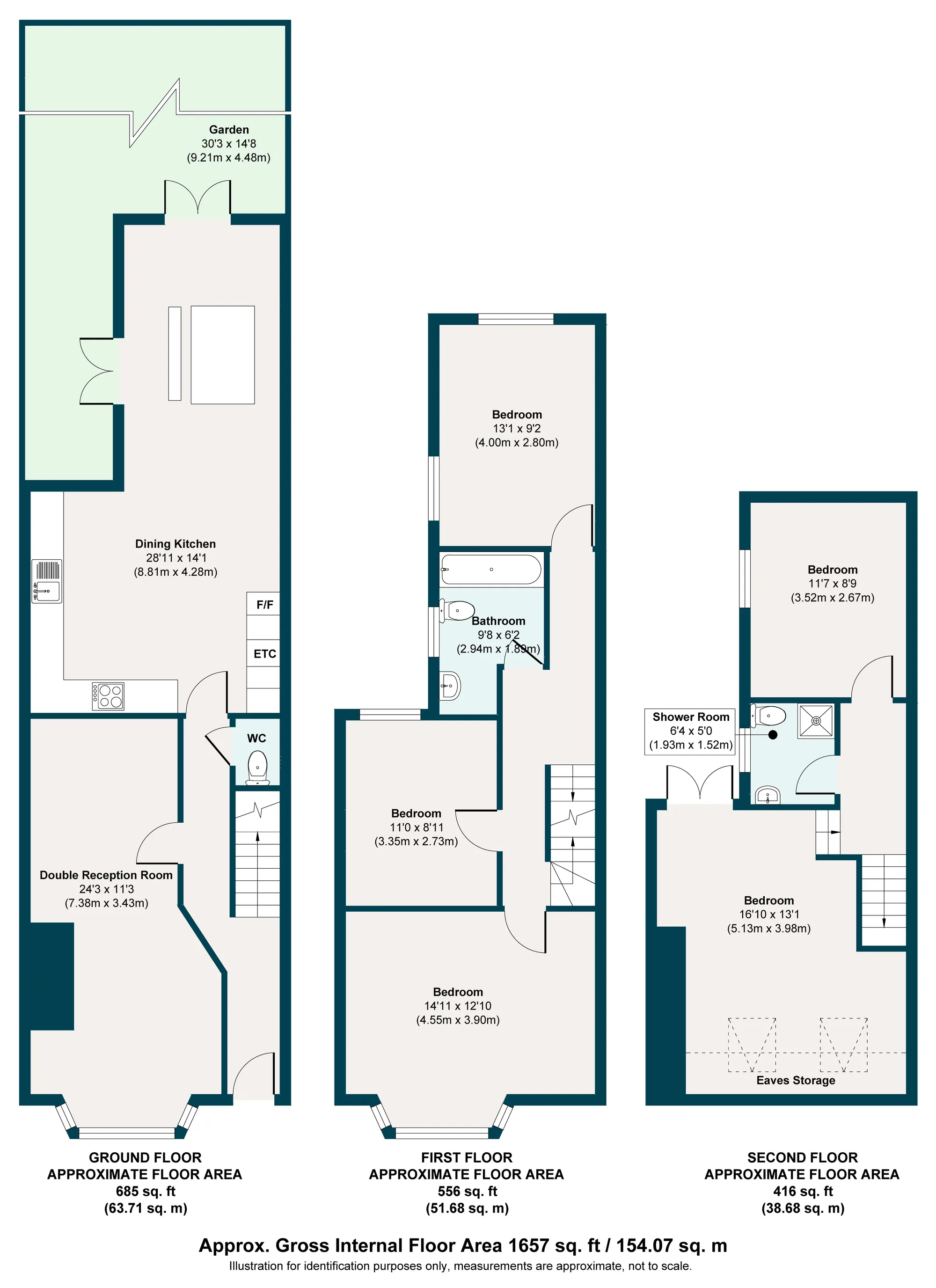 5 bed end of terrace house for sale in James Lane, Leyton - Property Floorplan