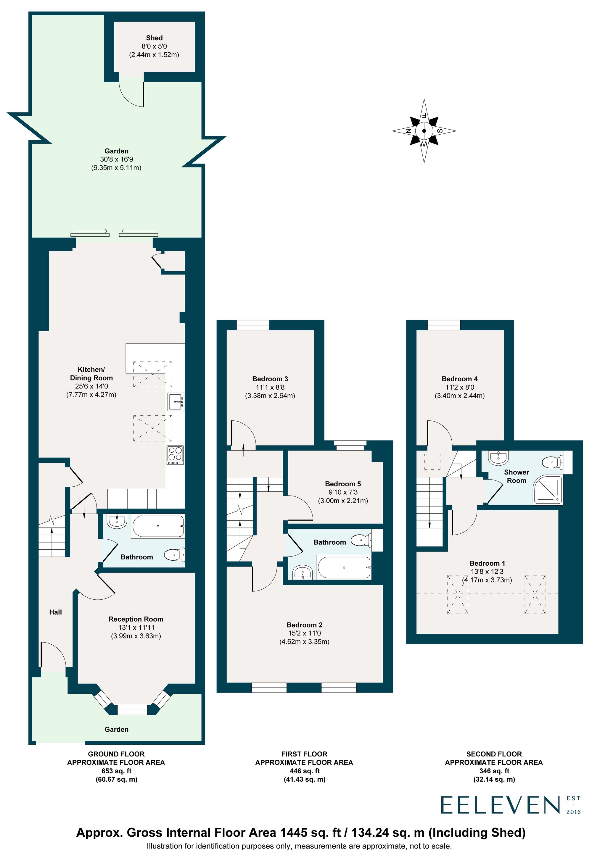 5 bed terraced house for sale in Ashville Road, Leytonstone - Property floorplan