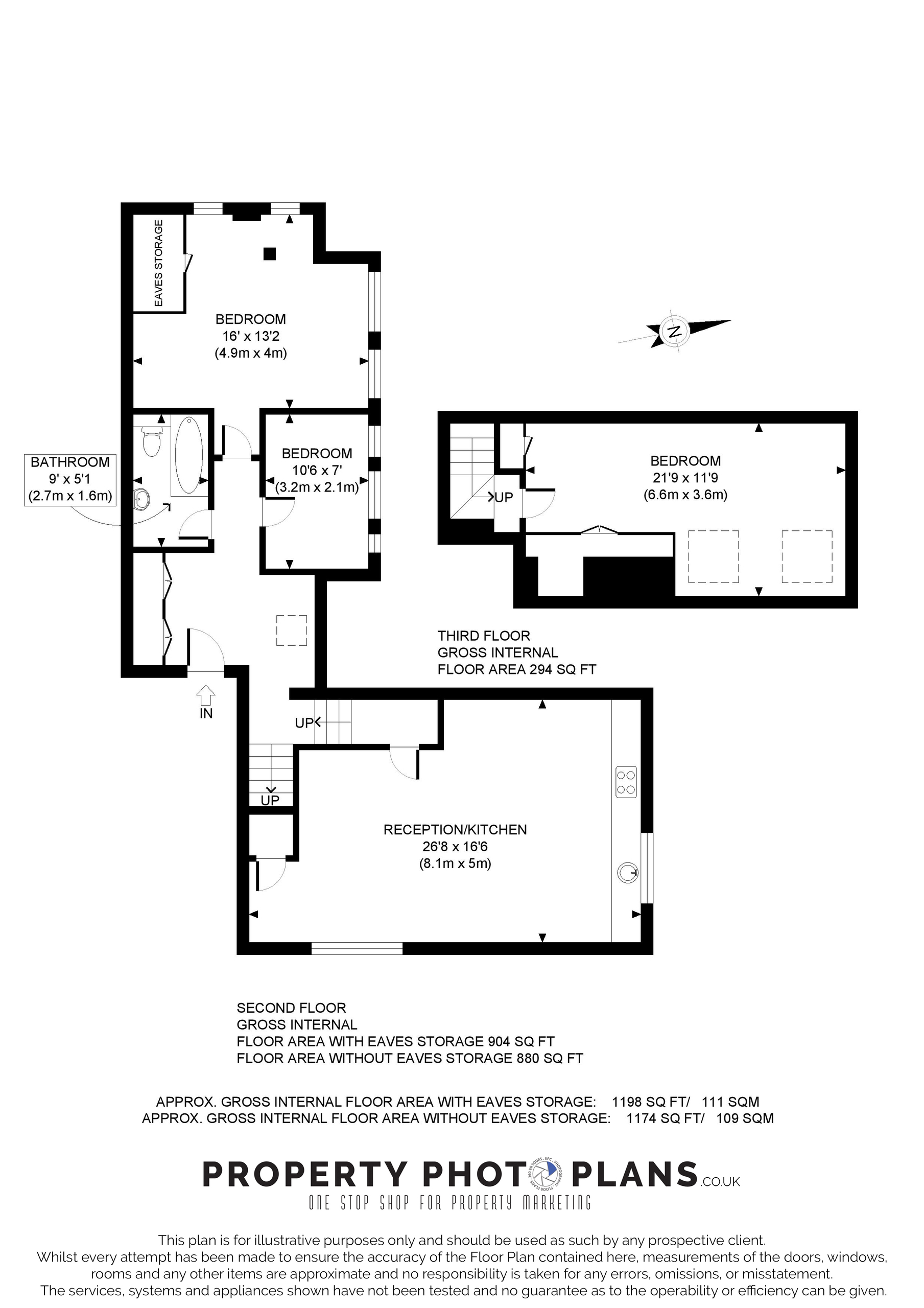 3 bed apartment to rent in North Common Road, Ealing - Property Floorplan