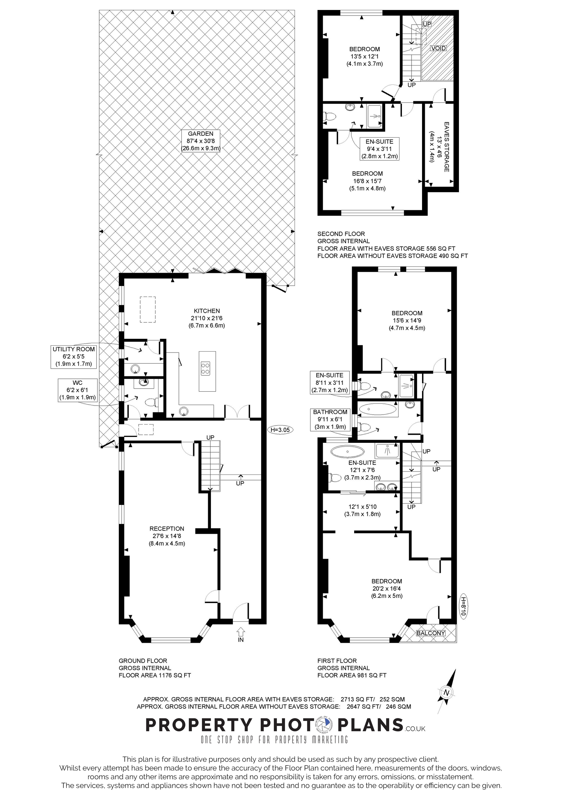 4 bed detached house for sale in Amherst Road, London - Property Floorplan