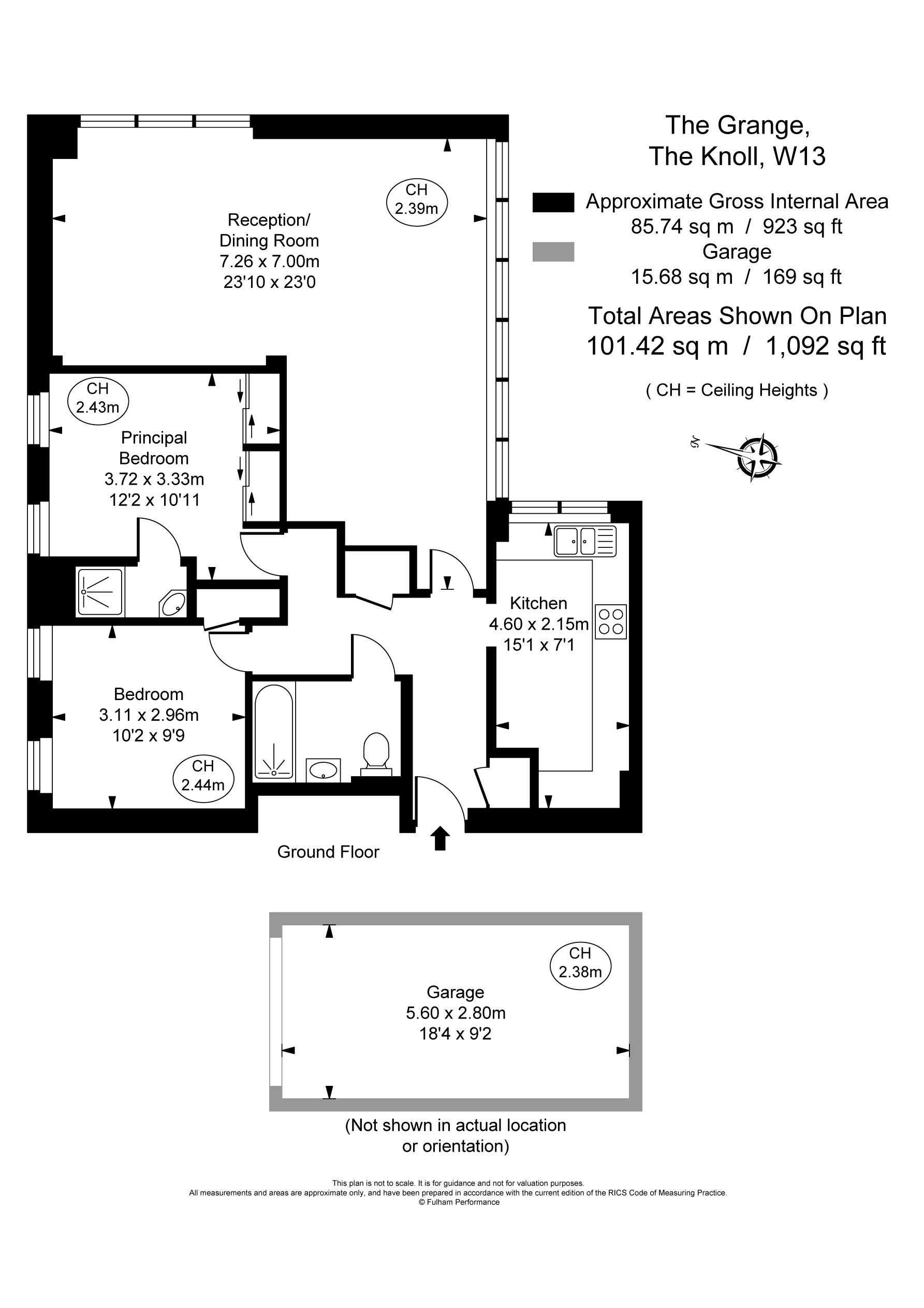 2 bed apartment for sale in The Grange, Ealing - Property Floorplan