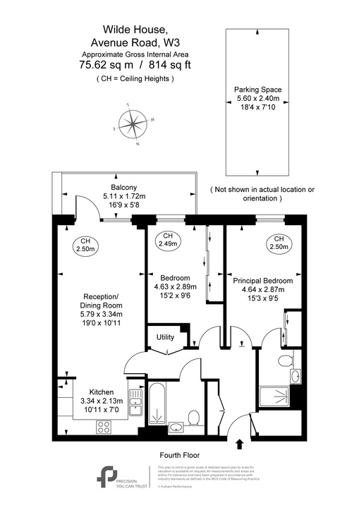 2 bed apartment to rent in Avenue Road, Acton - Property Floorplan