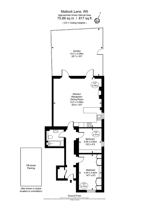 2 bed apartment for sale in Mattock Lane, Ealing - Property Floorplan