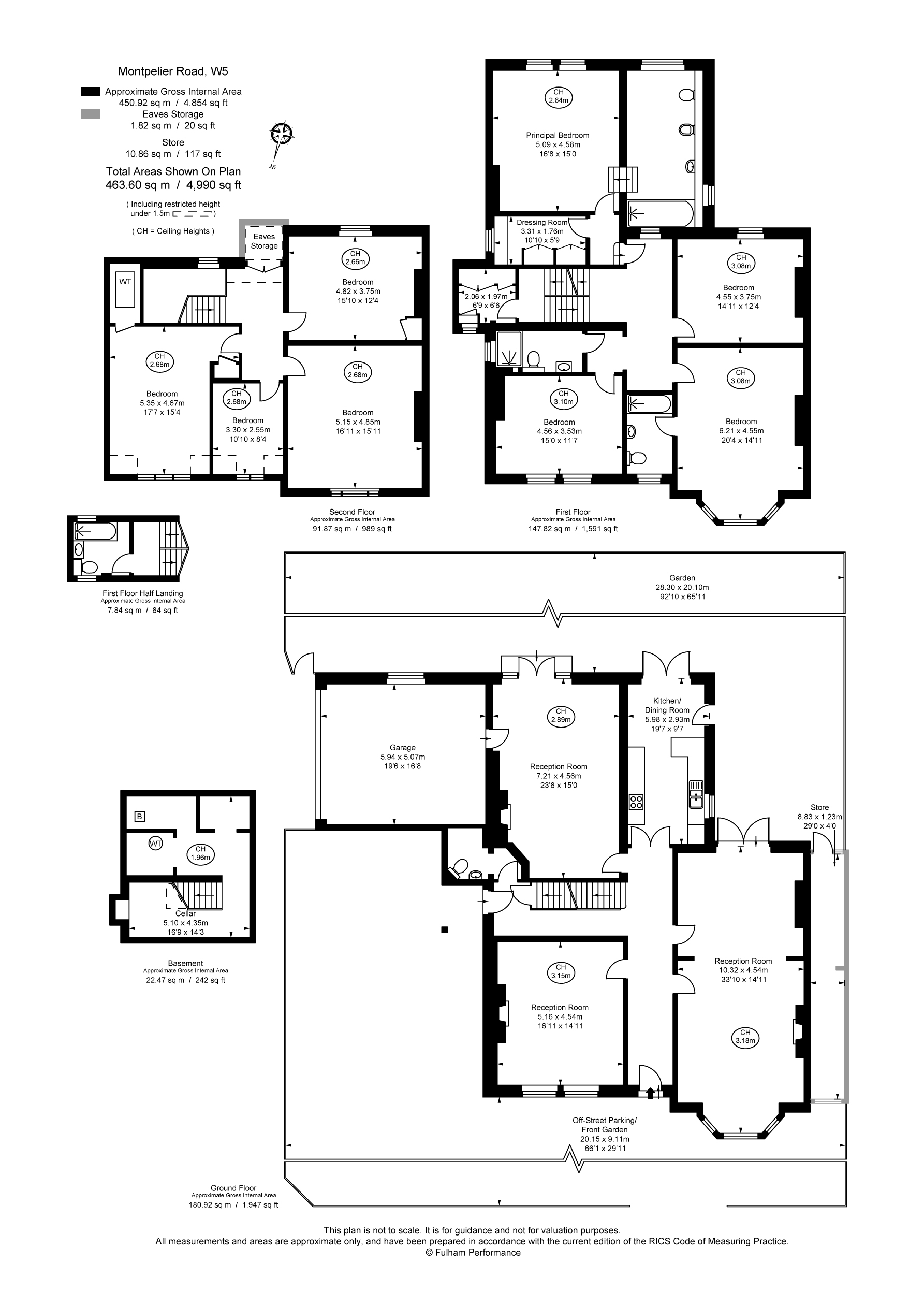 8 bed detached house for sale in Montpelier Road, Ealing - Property Floorplan