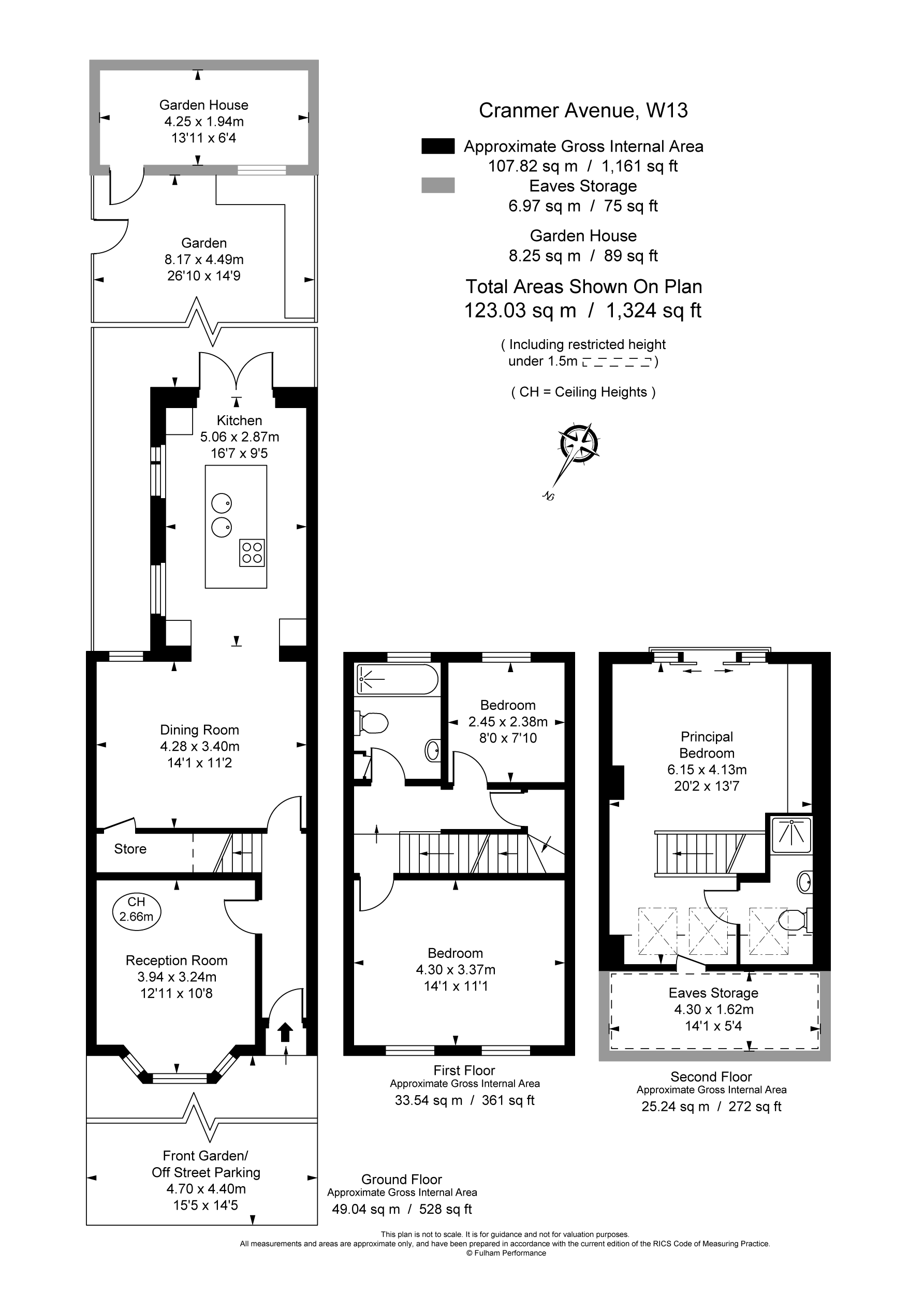 3 bed terraced house to rent in Ealing, London - Property Floorplan