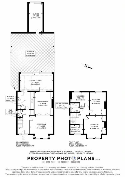 4 bed semi-detached house for sale in Kingsley Avenue, London - Property Floorplan