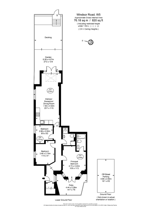 3 bed apartment to rent in Windsor Road, Ealing - Property Floorplan