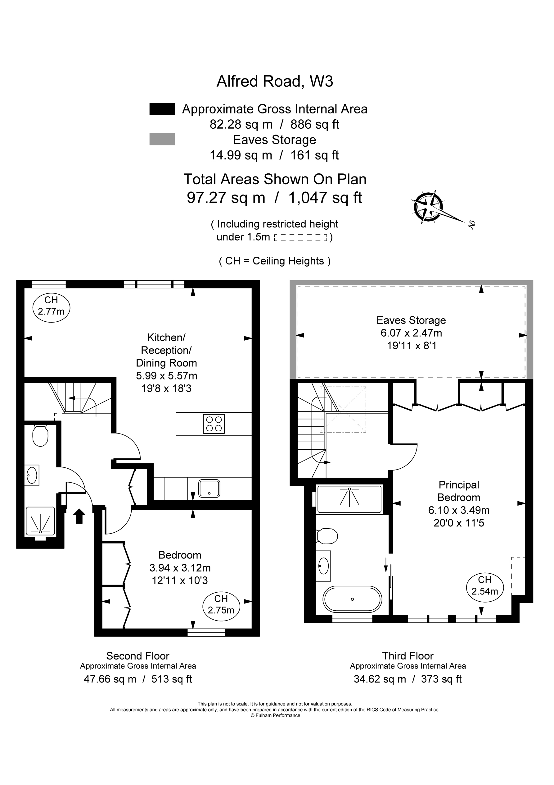 2 bed apartment to rent in Alfred Road, Acton - Property Floorplan