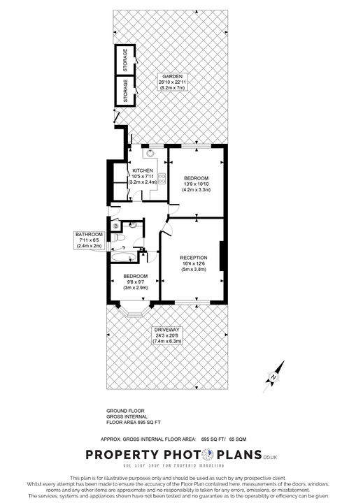 2 bed apartment for sale in Webster Gardens, London - Property Floorplan