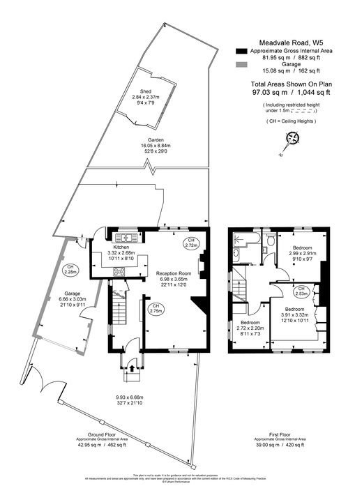 3 bed end of terrace house for sale in Meadvale Road, Ealing, London, W5 - Property Floorplan