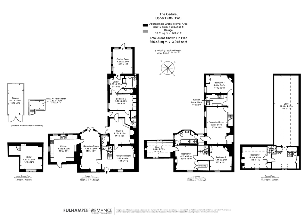 5 bed detached house for sale in Upper Butts, Brentford - Property Floorplan