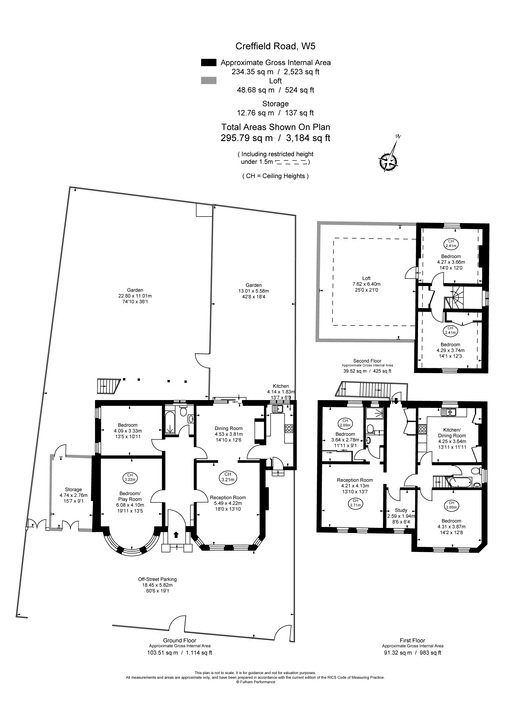 2 bed apartment to rent in Creffield Road, London - Property Floorplan