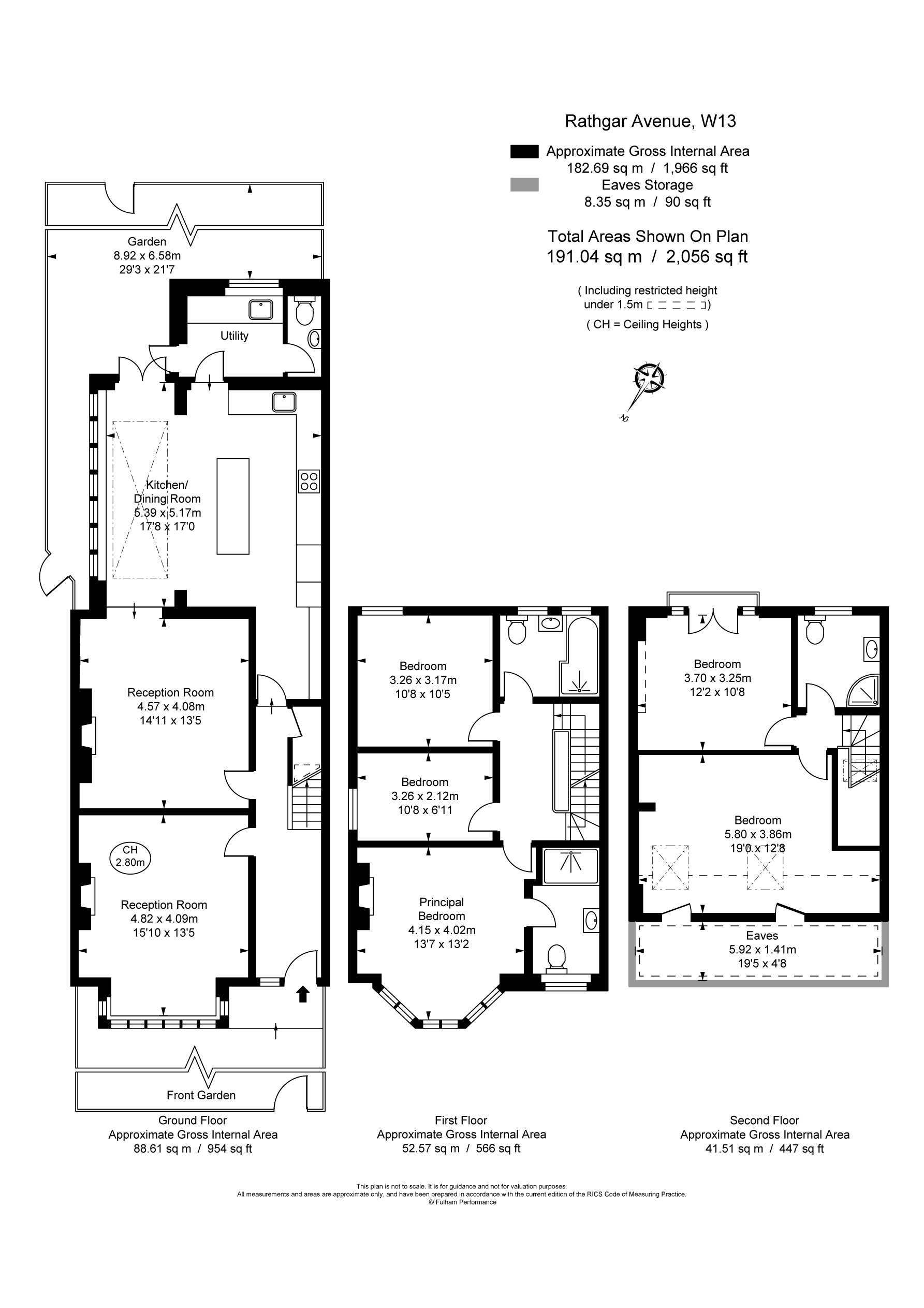 5 bed semi-detached house for sale in Rathgar Avenue, Ealing - Property Floorplan