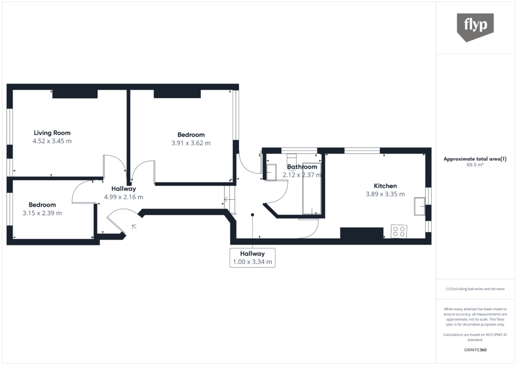 2 bed apartment for sale in Ealing Park Mansions, Ealing - Property Floorplan