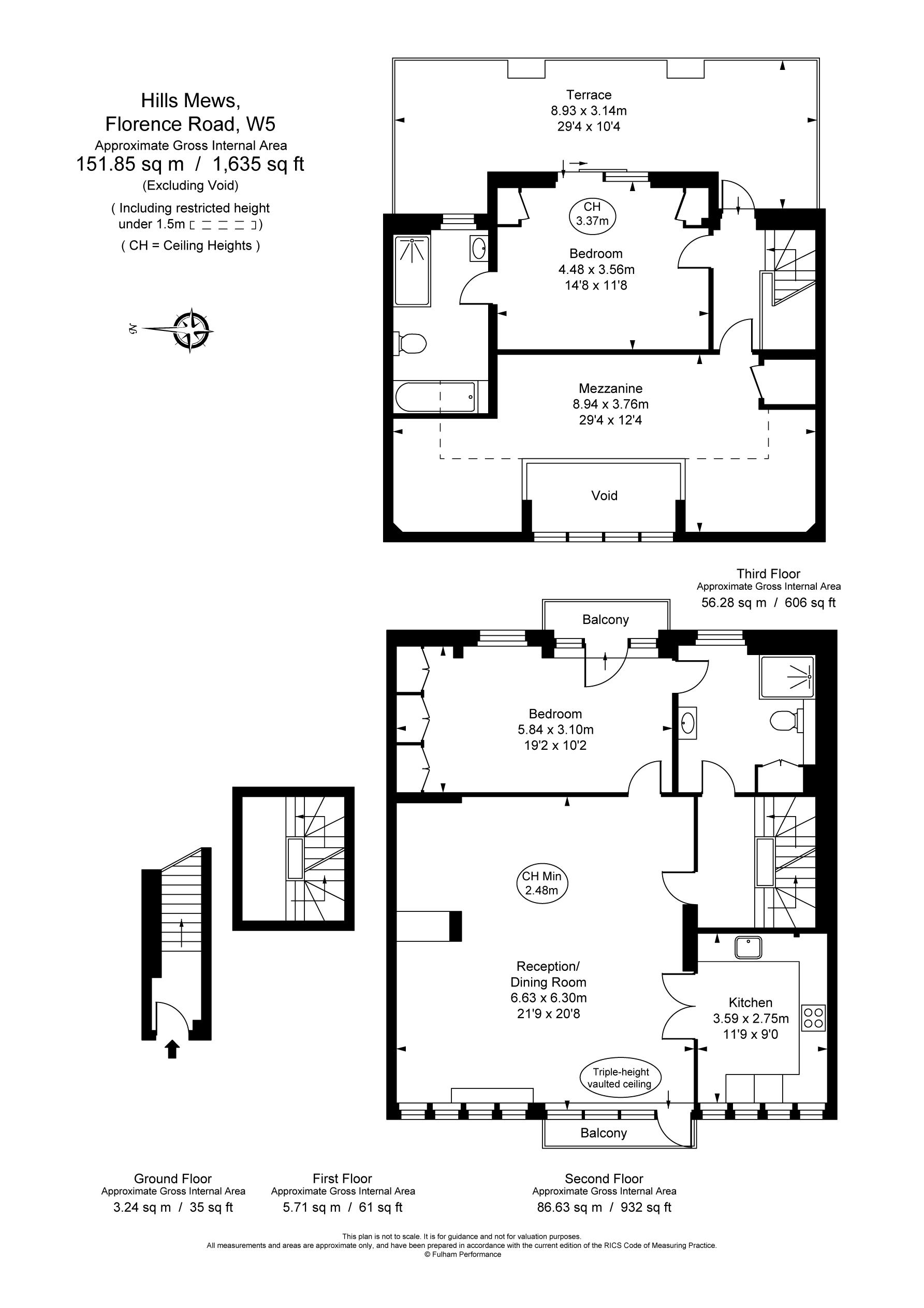 2 bed apartment for sale in Florence Road, Ealing - Property Floorplan
