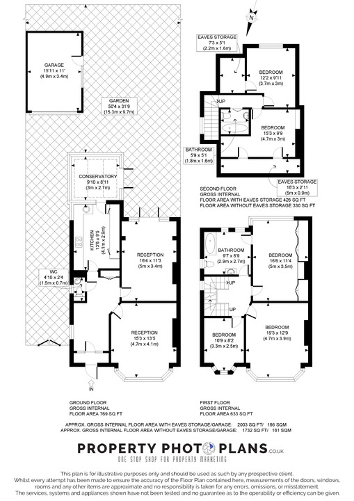 5 bed semi-detached house to rent in Delamere Road, London - Property Floorplan