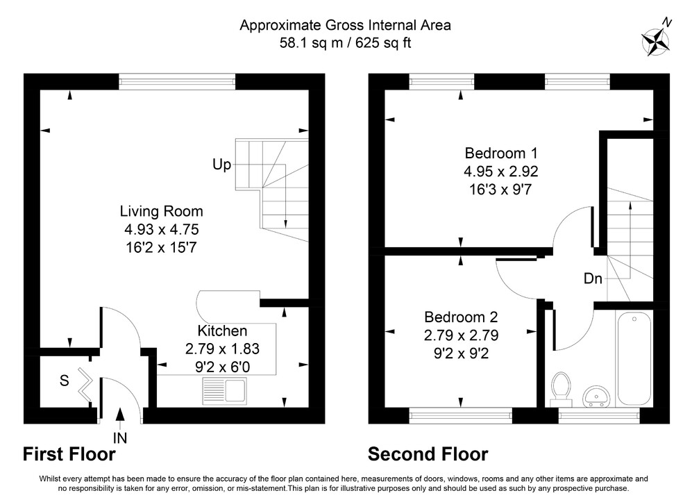 2 bed apartment for sale in St. Peters Court, Gerrards Cross - Property Floorplan