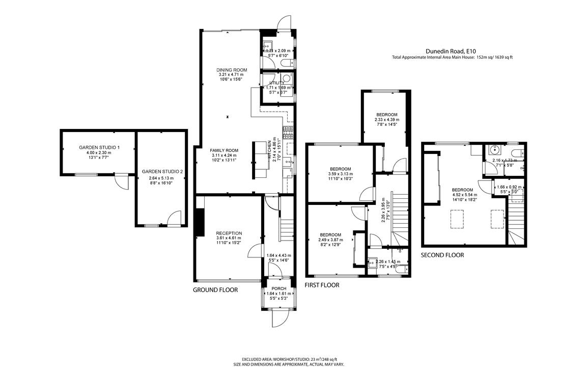 4 bed semi-detached house for sale in Dunedin Road, Leyton - Property floorplan