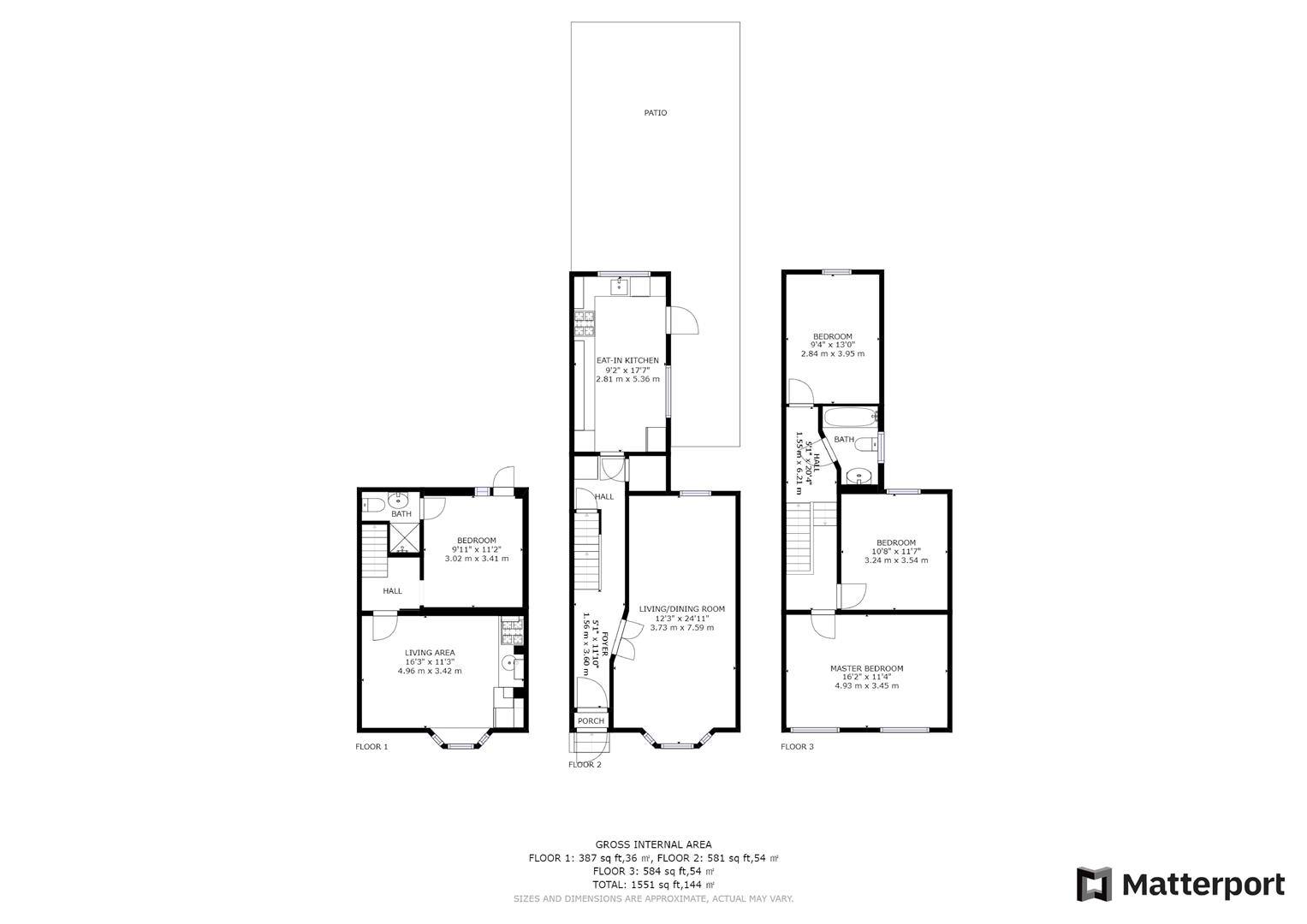 4 bed terraced house for sale in Clifden Road, Hackney - Property floorplan