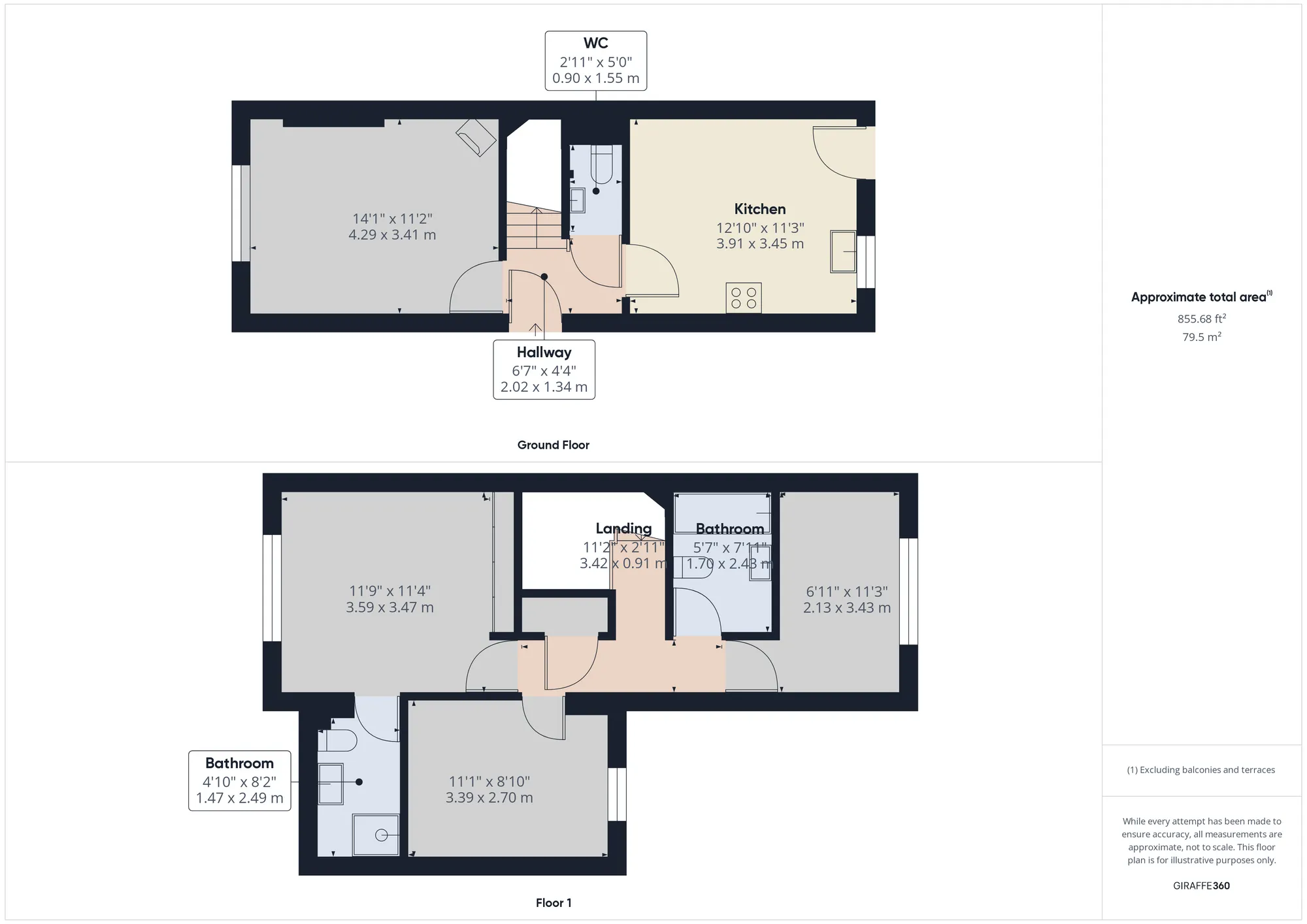 3 bed semi-detached house to rent in Jubilee Road, Preston - Property floorplan