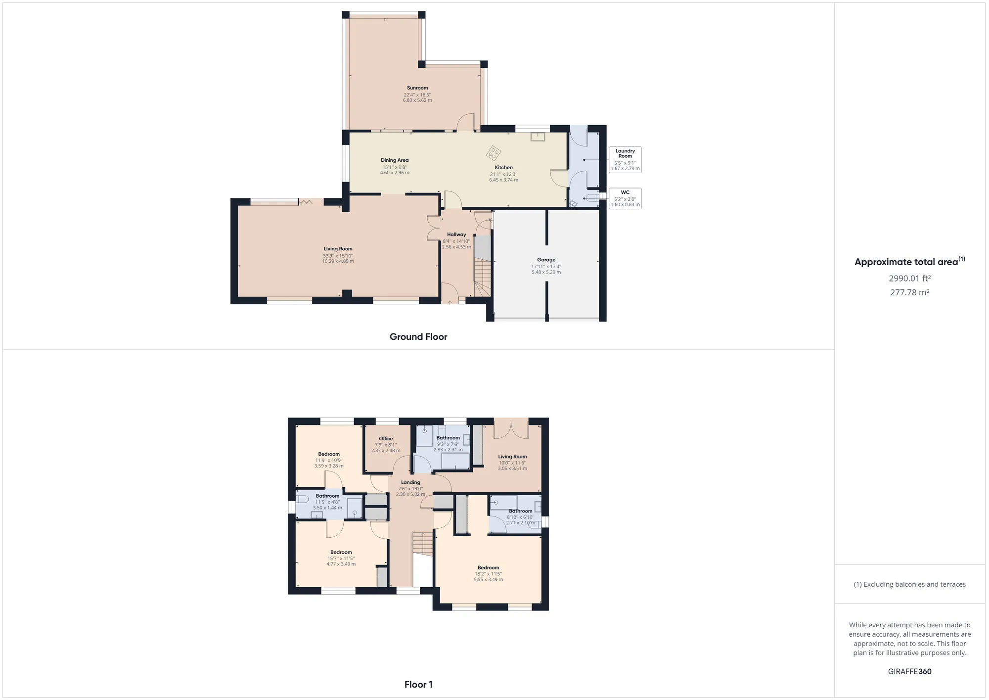 5 bed detached house for sale in Scarlett Drive, Preston - Property floorplan