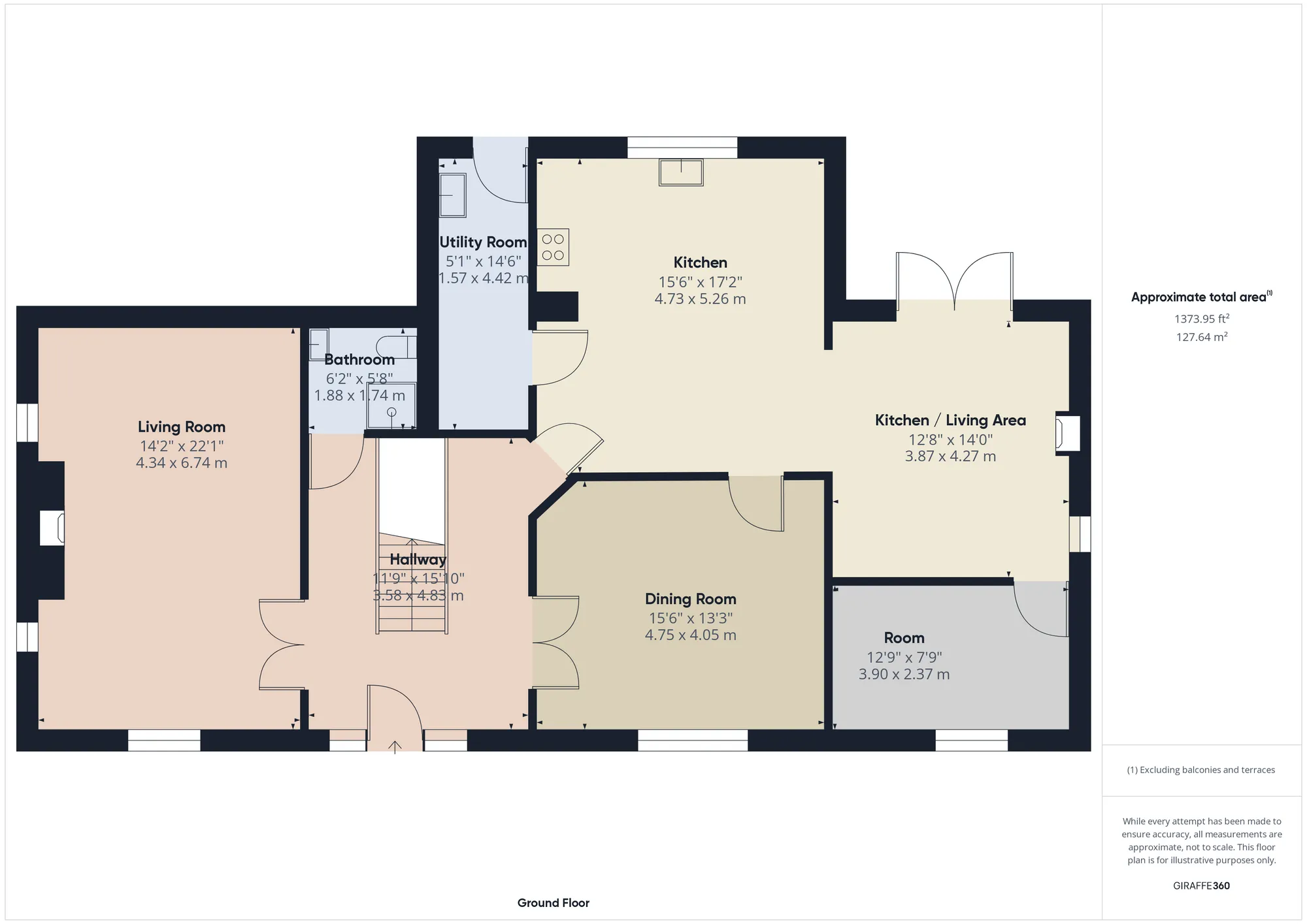 4 bed detached house for sale in Brook Lane, Preston - Property floorplan